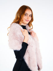 Soft Fur Shoulder Scarf  Elora