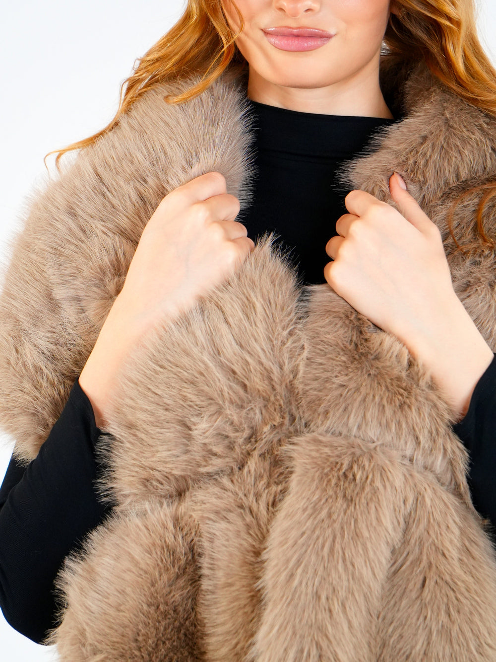 Soft Fur Shoulder Scarf  Elora