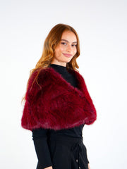 Soft Fur Shoulder Scarf  Elora