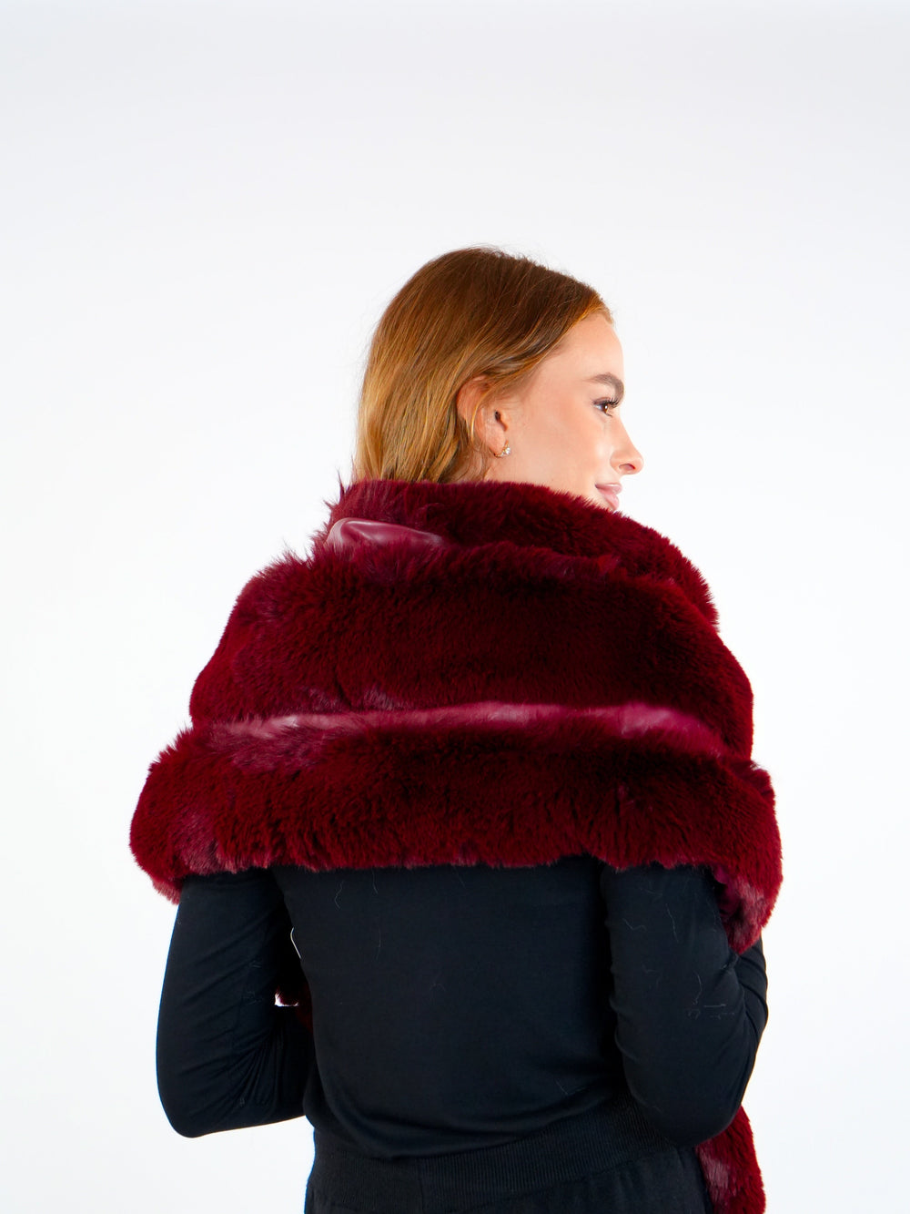 Soft Fur Shoulder Scarf  Elora