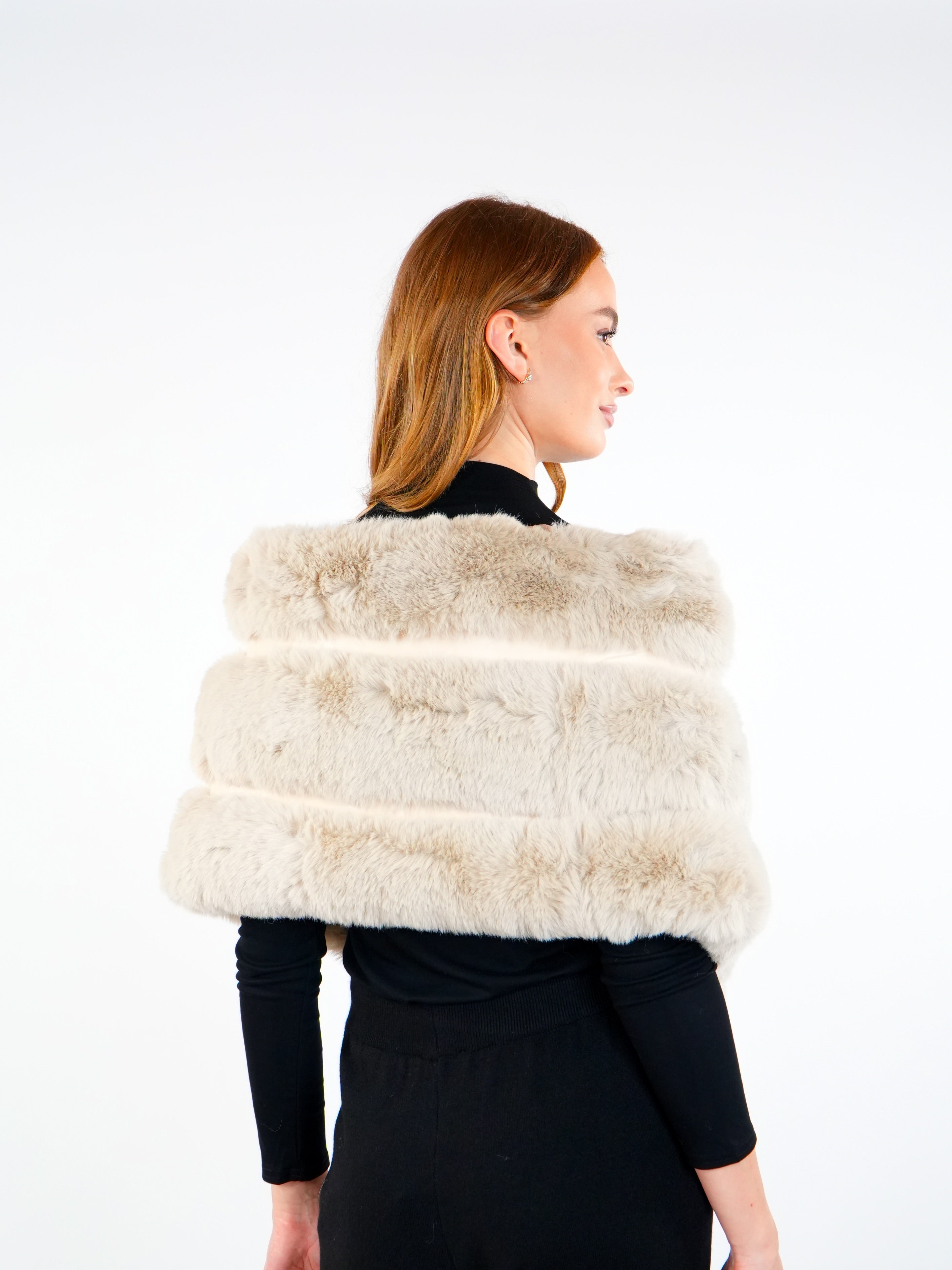 Soft Fur Shoulder Scarf
