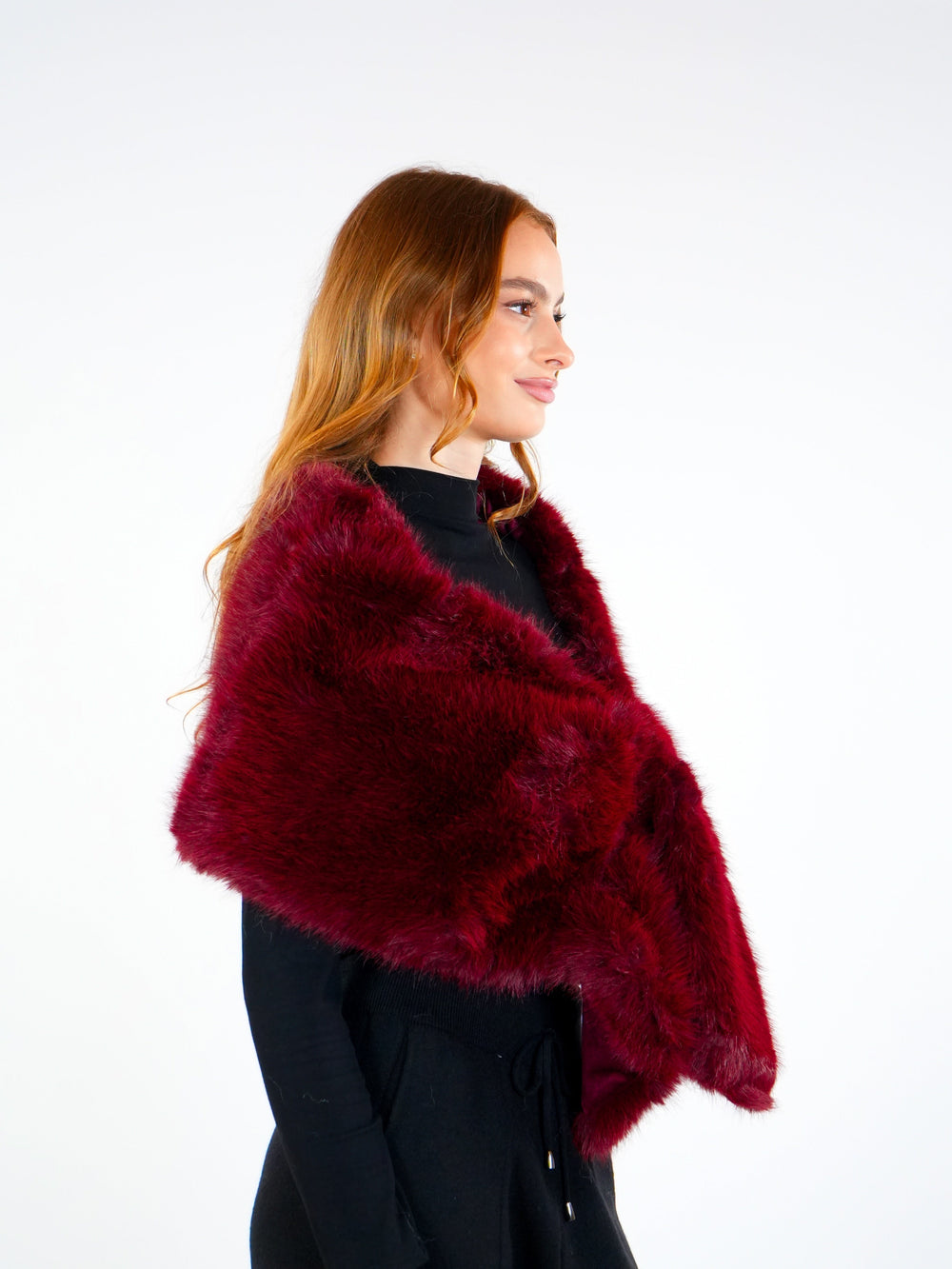 Soft Fur Shoulder Scarf  Elora