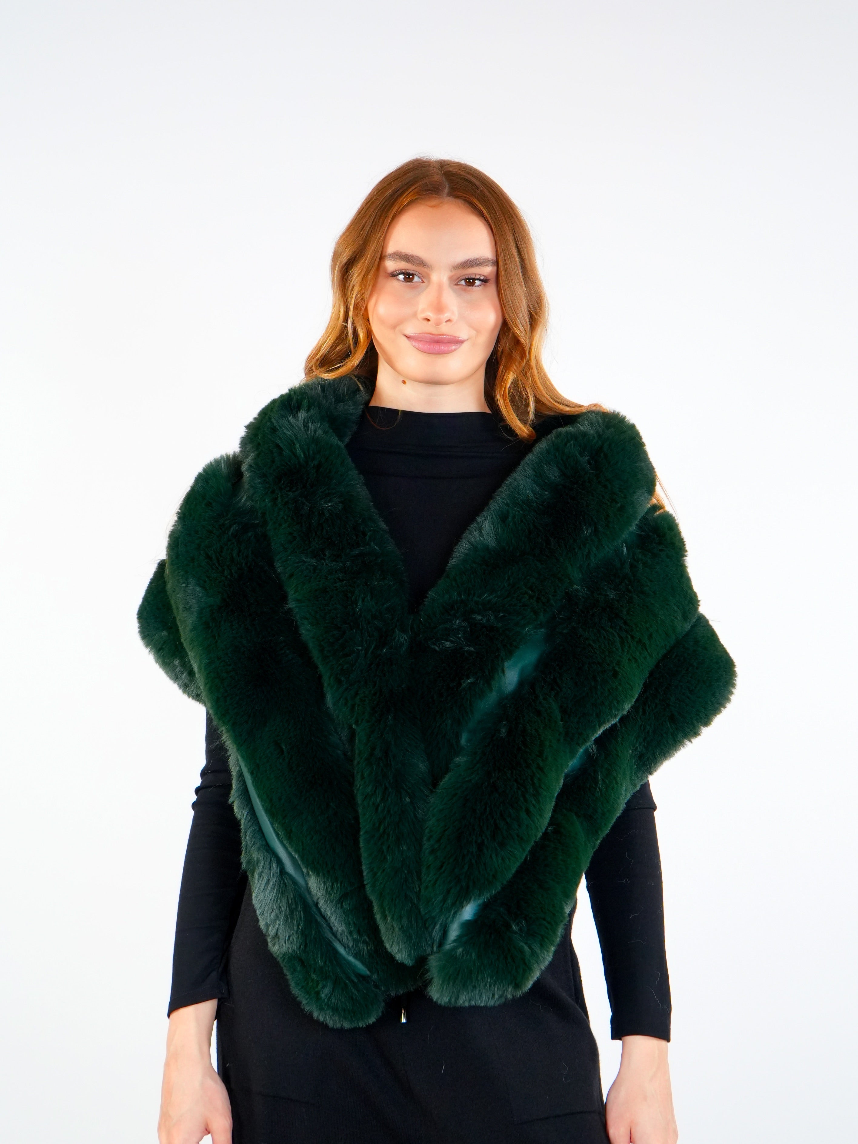 Soft Fur Shoulder Scarf  Elora