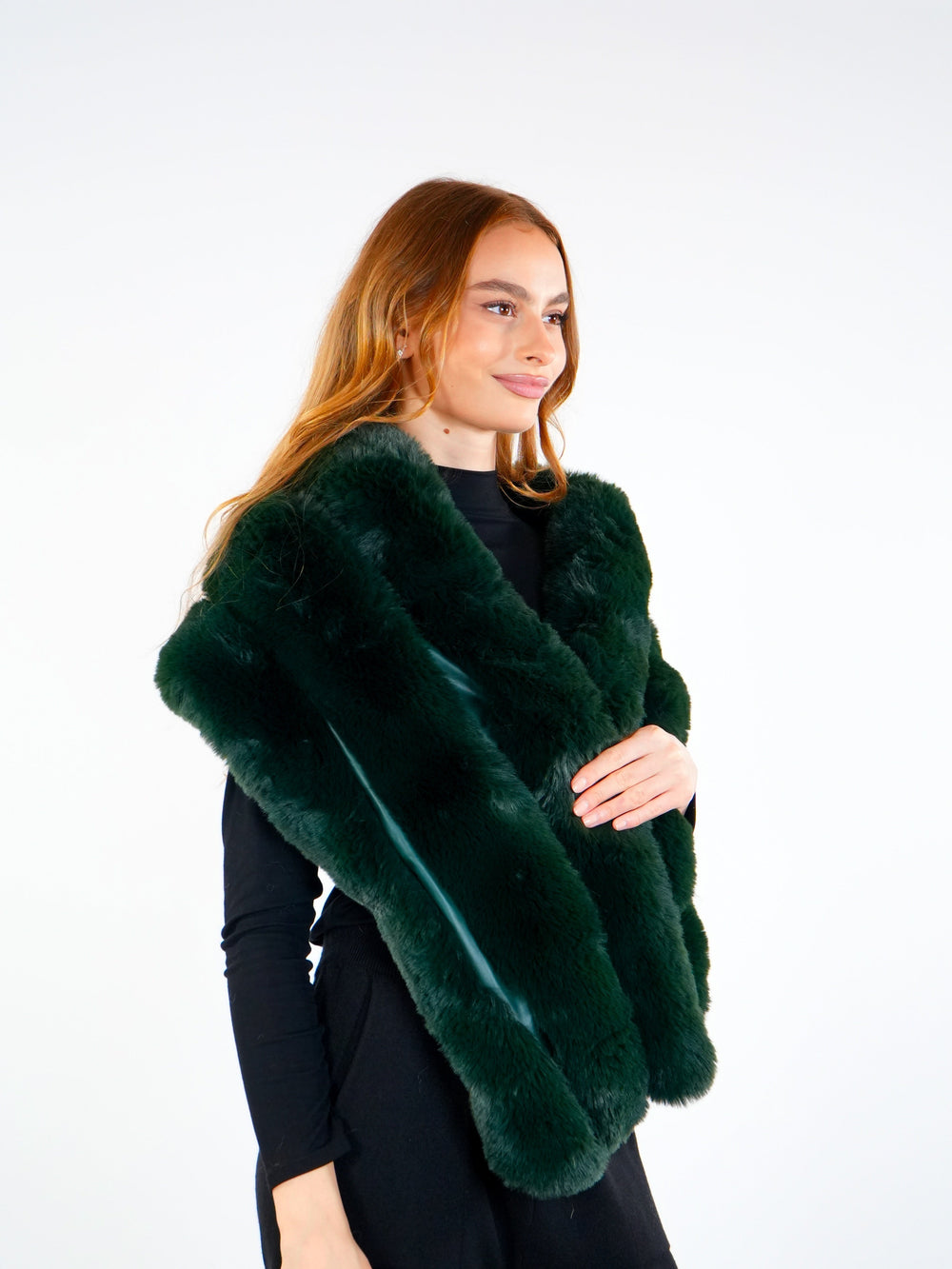 Soft Fur Shoulder Scarf  Elora