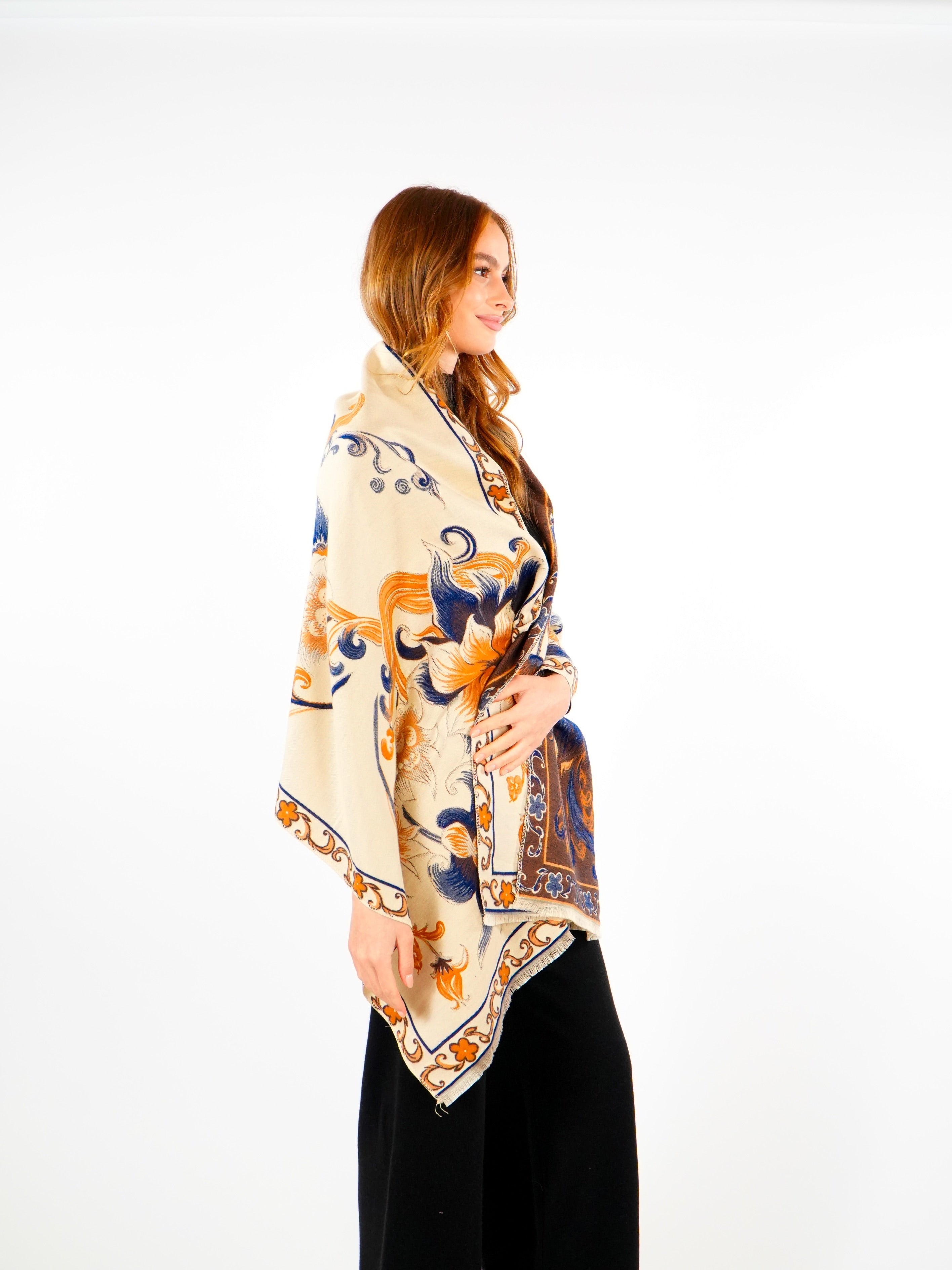 Winter Woolen Shawl  Elora