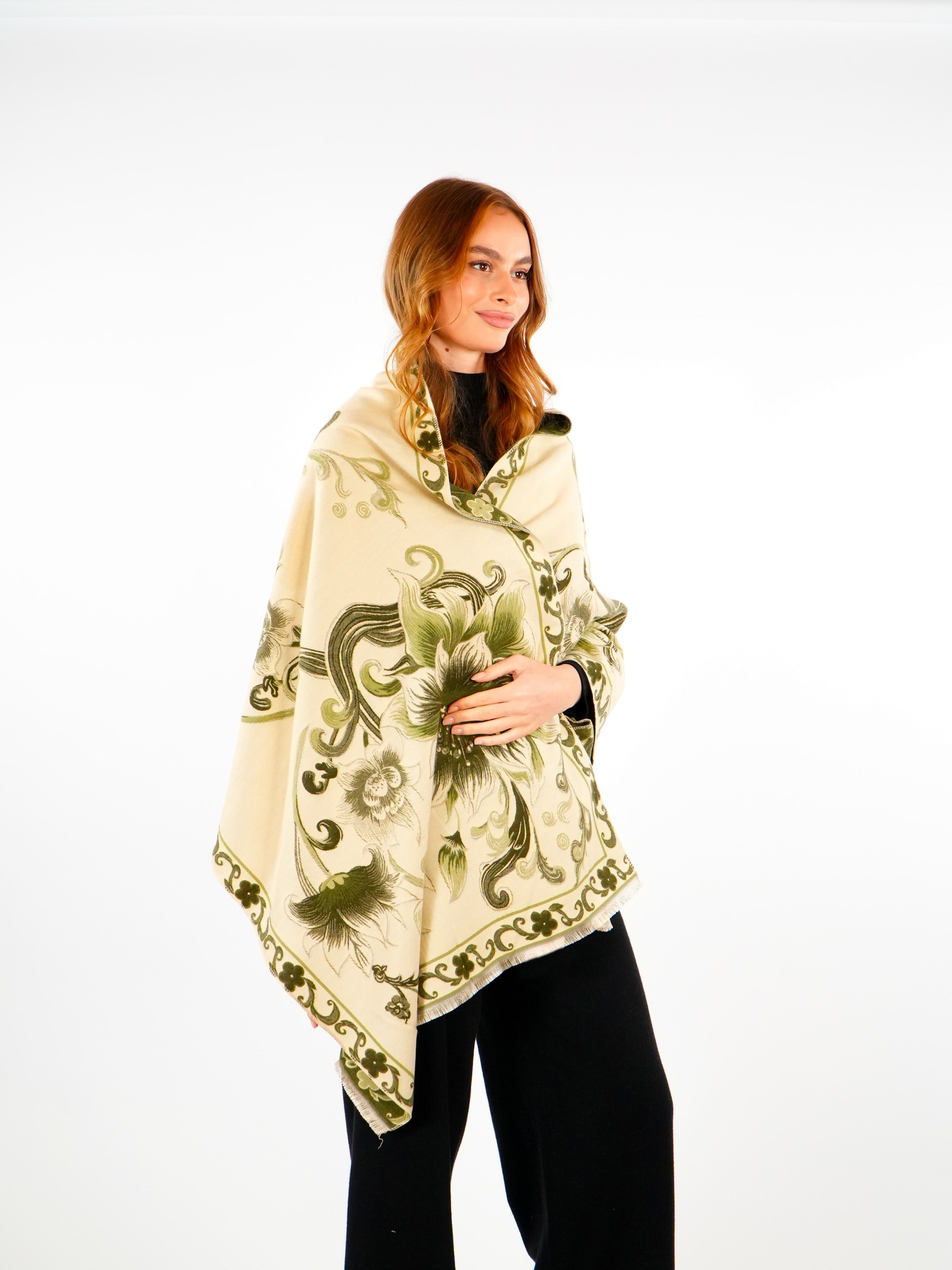 Winter Woolen Shawl  Elora