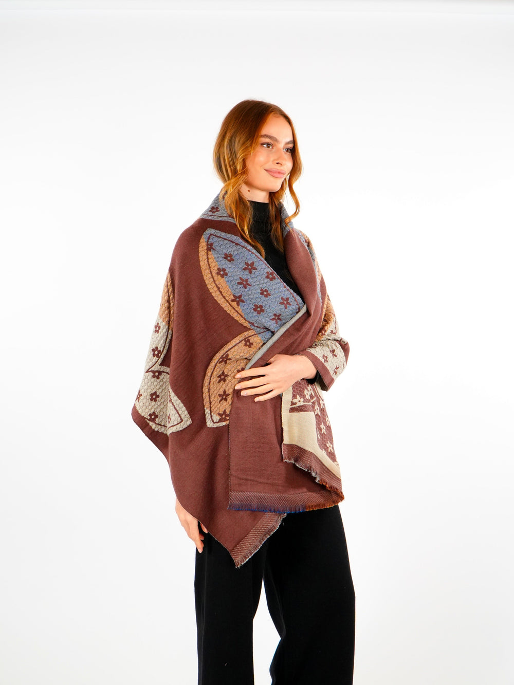 Winter Woolen Shawl  Elora