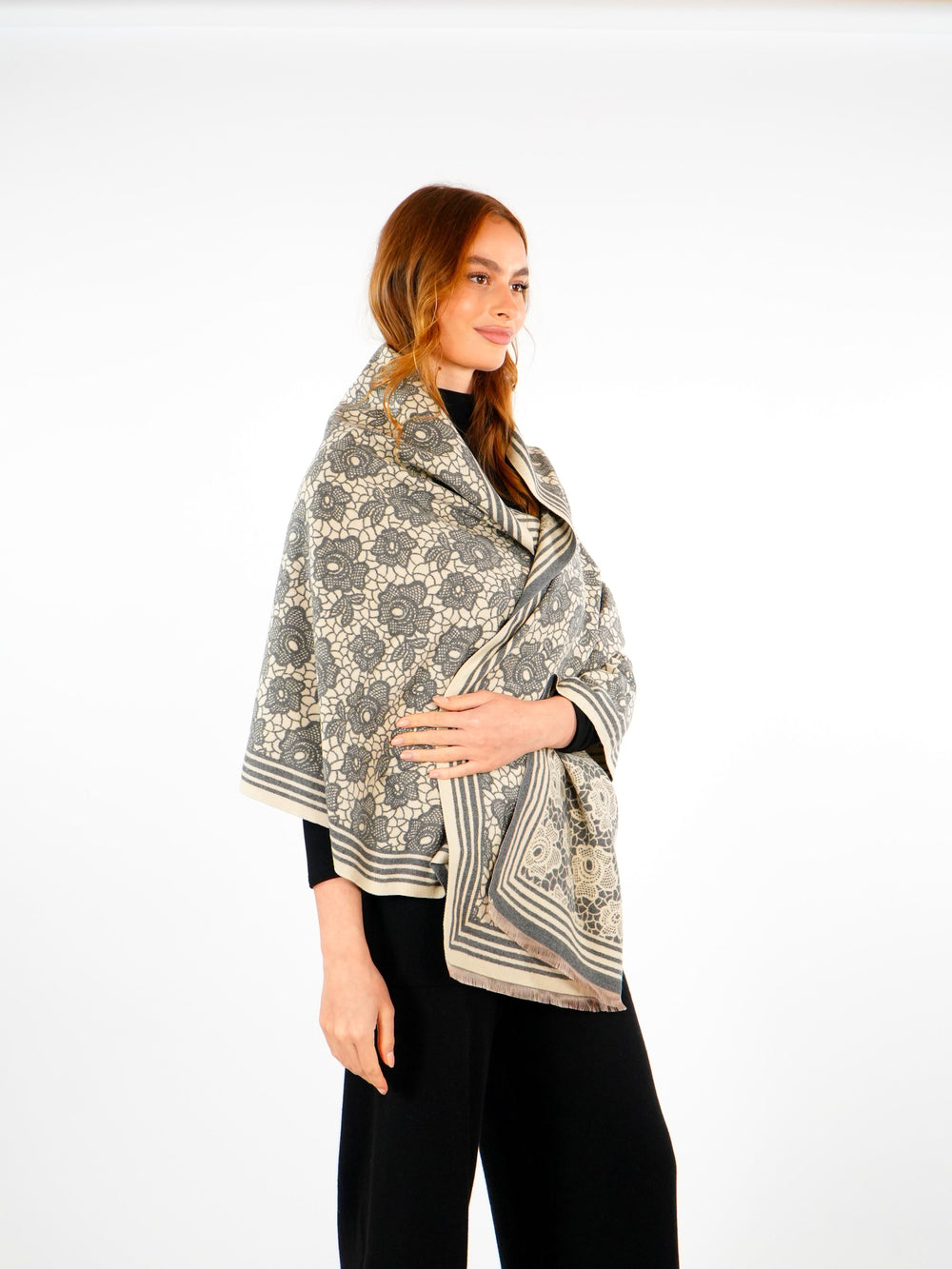 Winter Woolen Shawl  Elora