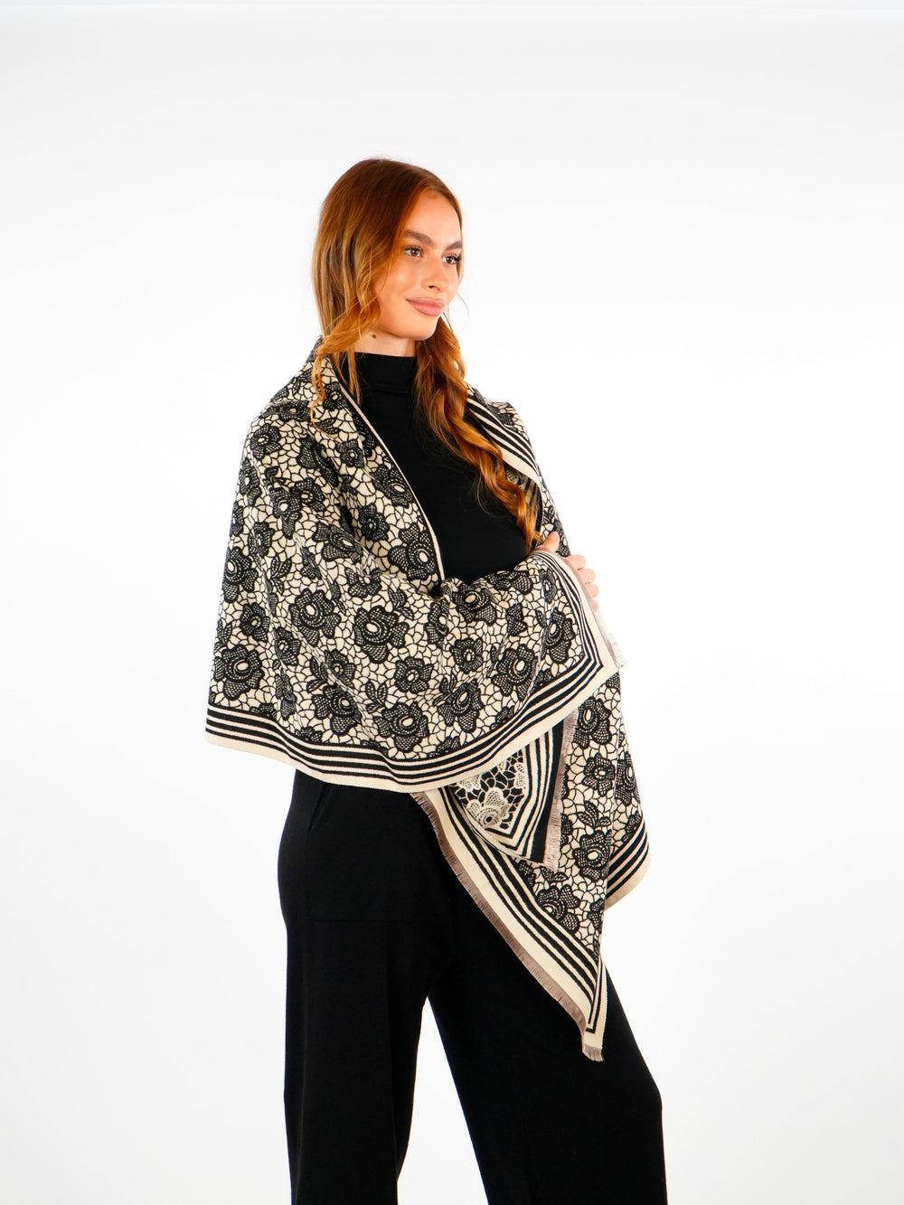 Winter Woolen Shawl  Elora