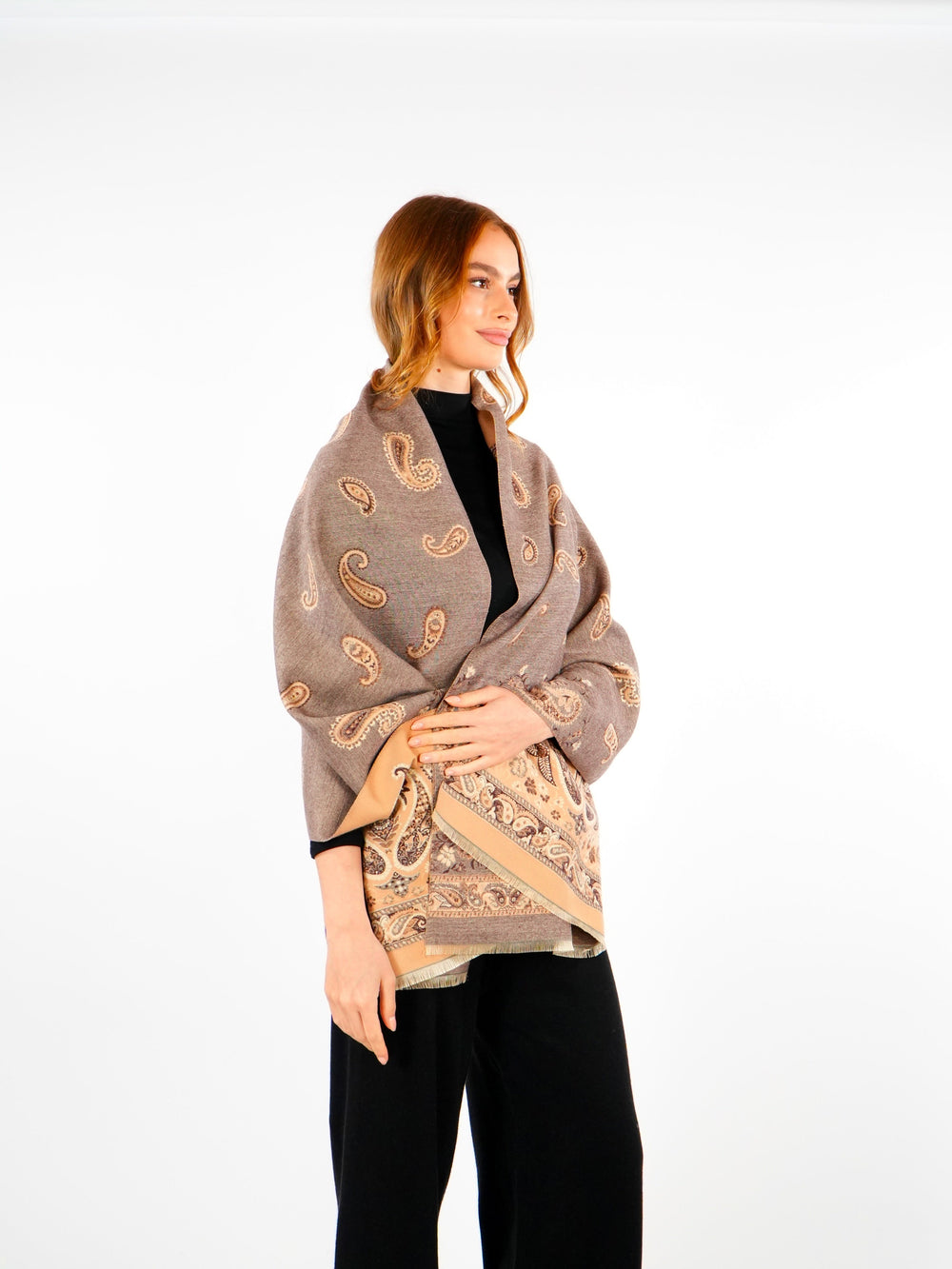 Winter Woolen Shawl  Elora