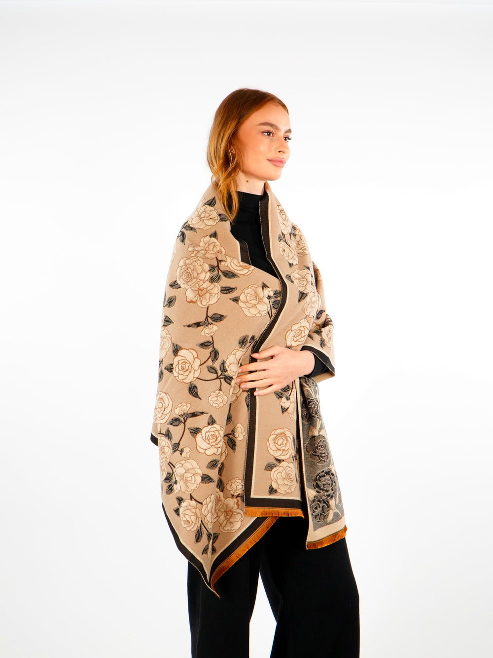 Winter Woolen Shawl  Elora