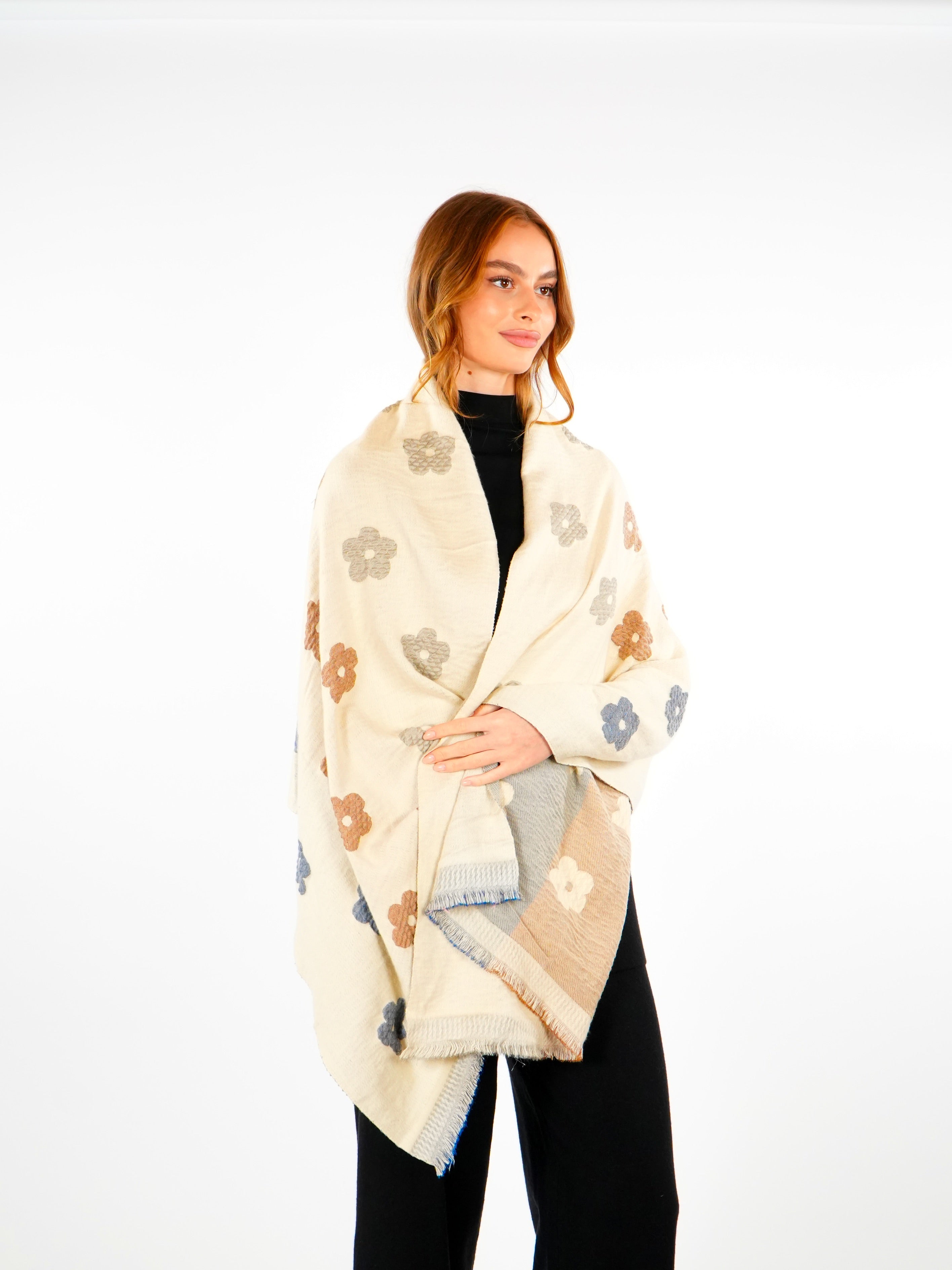 Winter Woolen Shawl  Elora