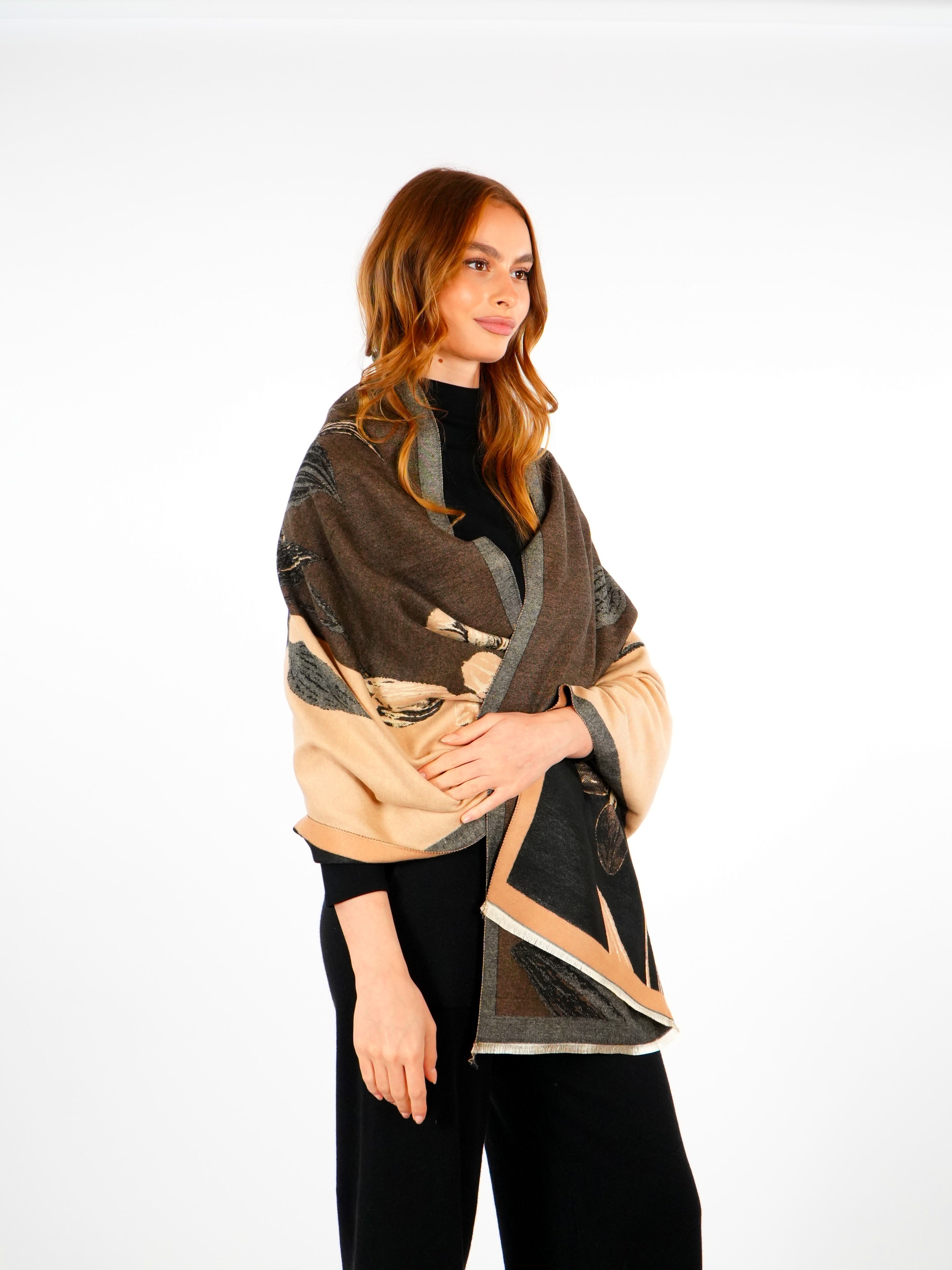 Winter Woolen Shawl  Elora