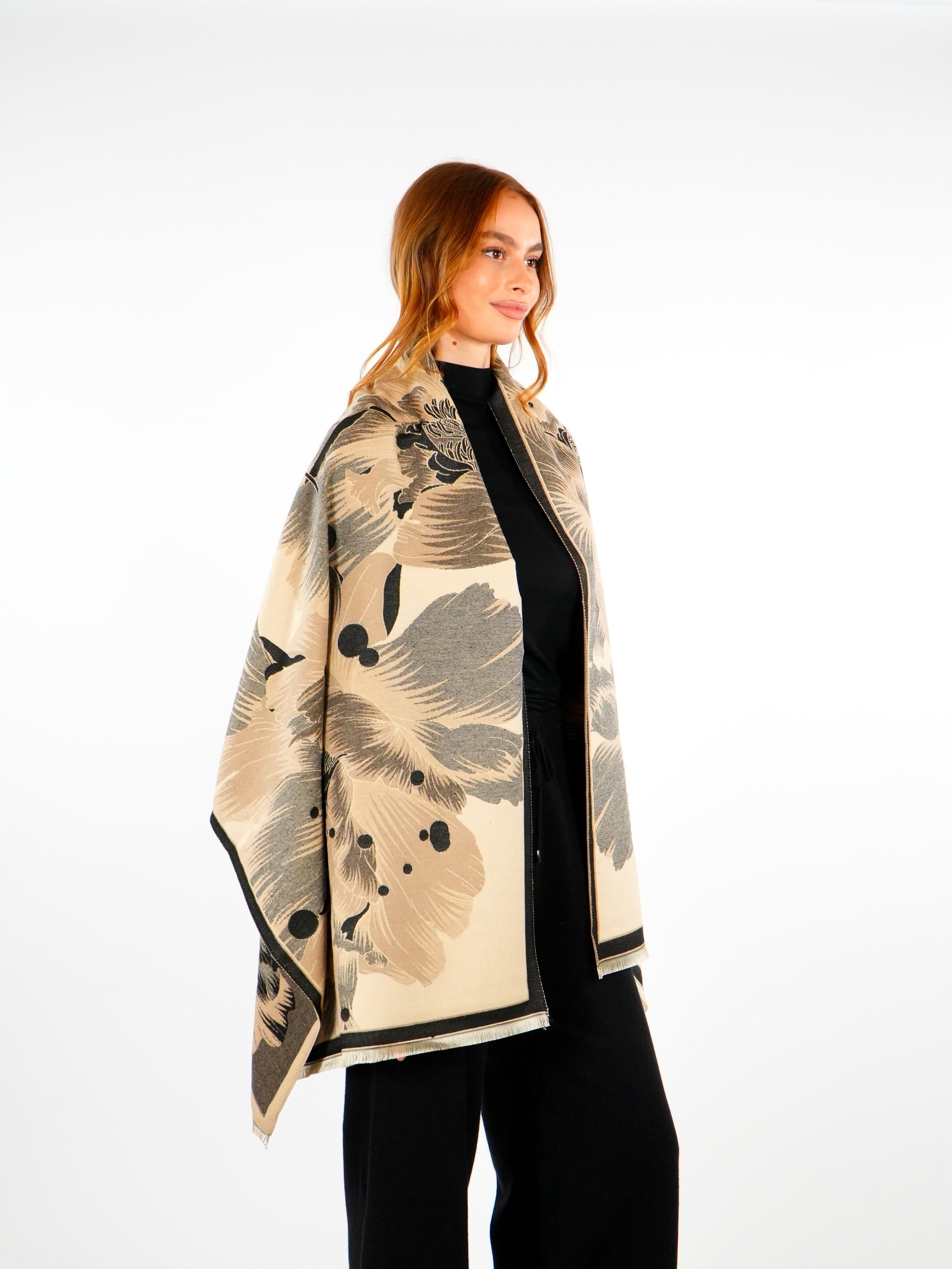 Winter Woolen Shawl  Elora