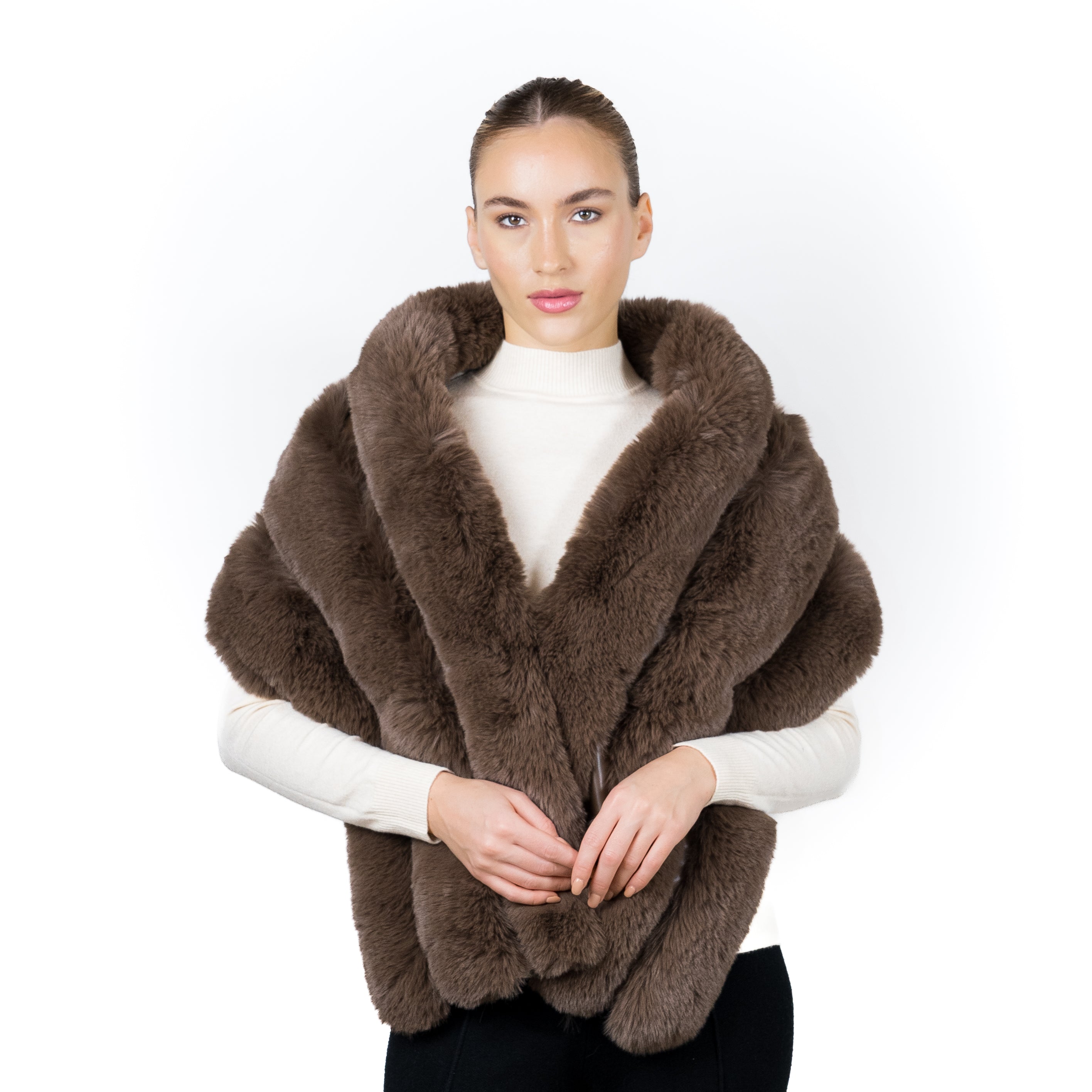 Soft Fur Shoulder Scarf