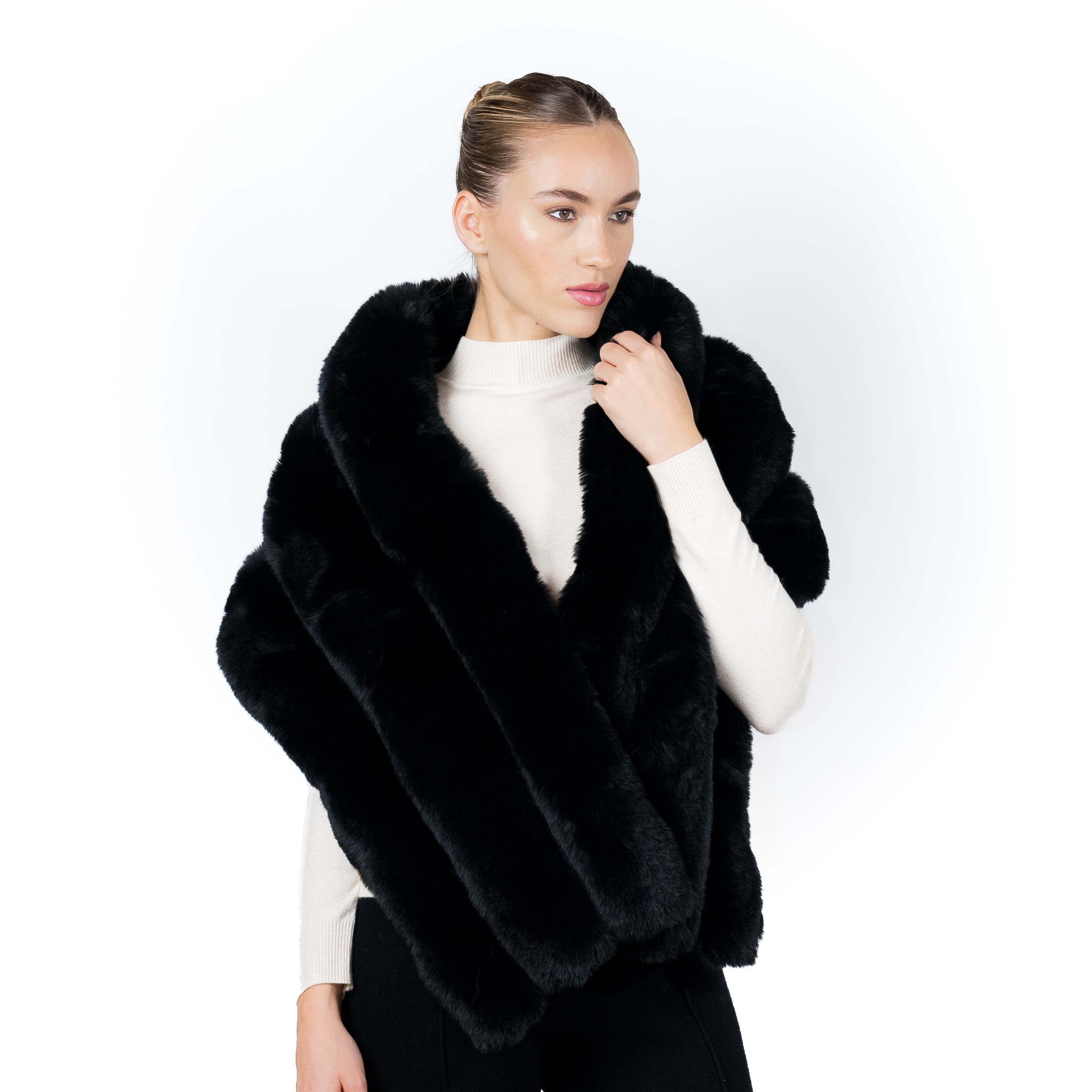 Soft Fur Shoulder Scarf