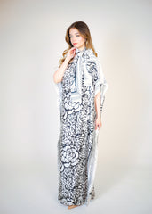 Beach Dress With Scarf  Voile