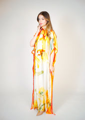 Beach Dress With Scarf  Voile