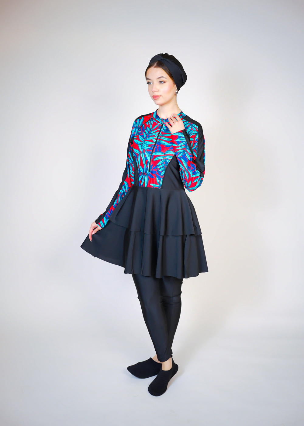 Burkini  Swimsuit  Voile