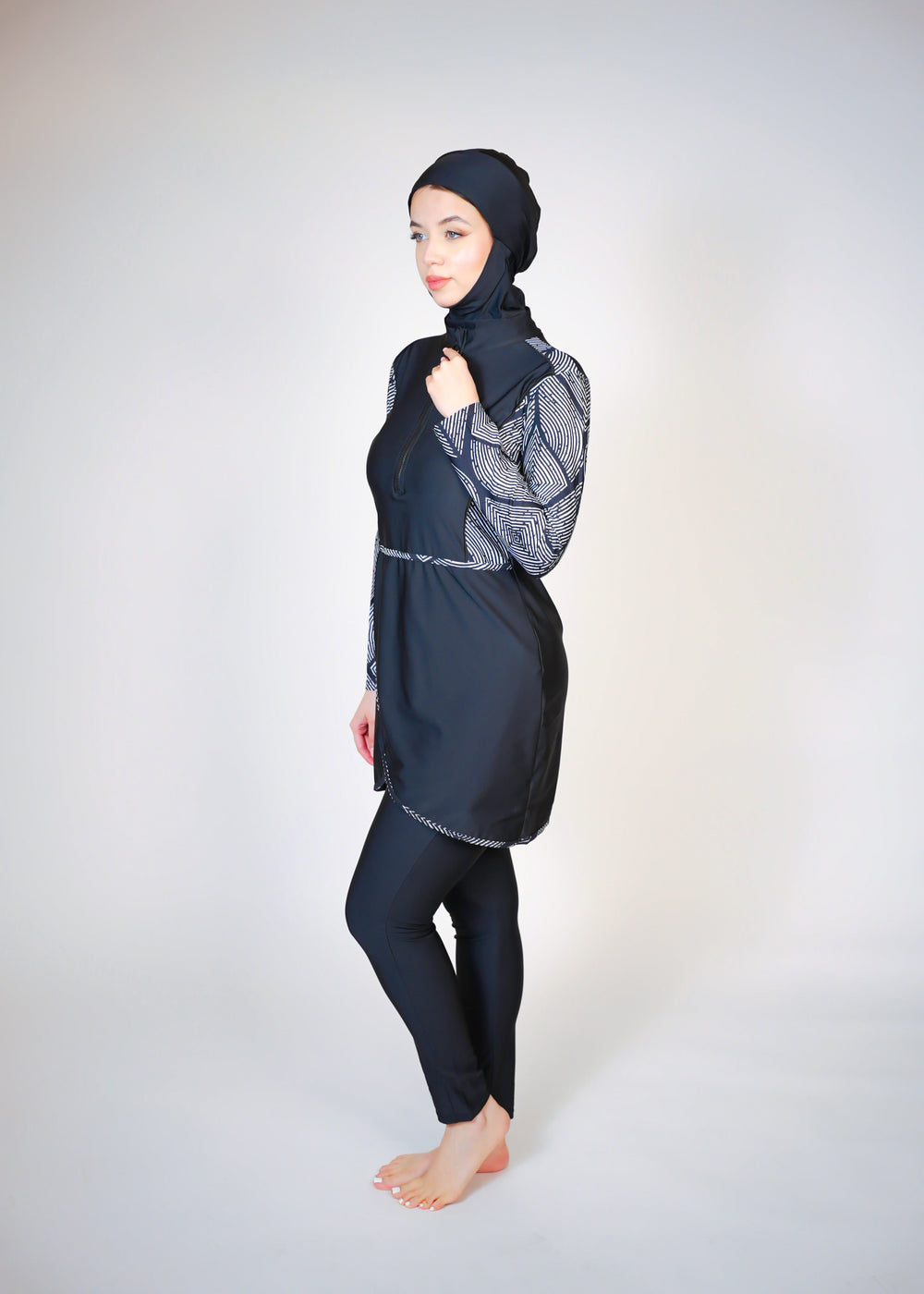 Burkini  Swimsuit  Voile