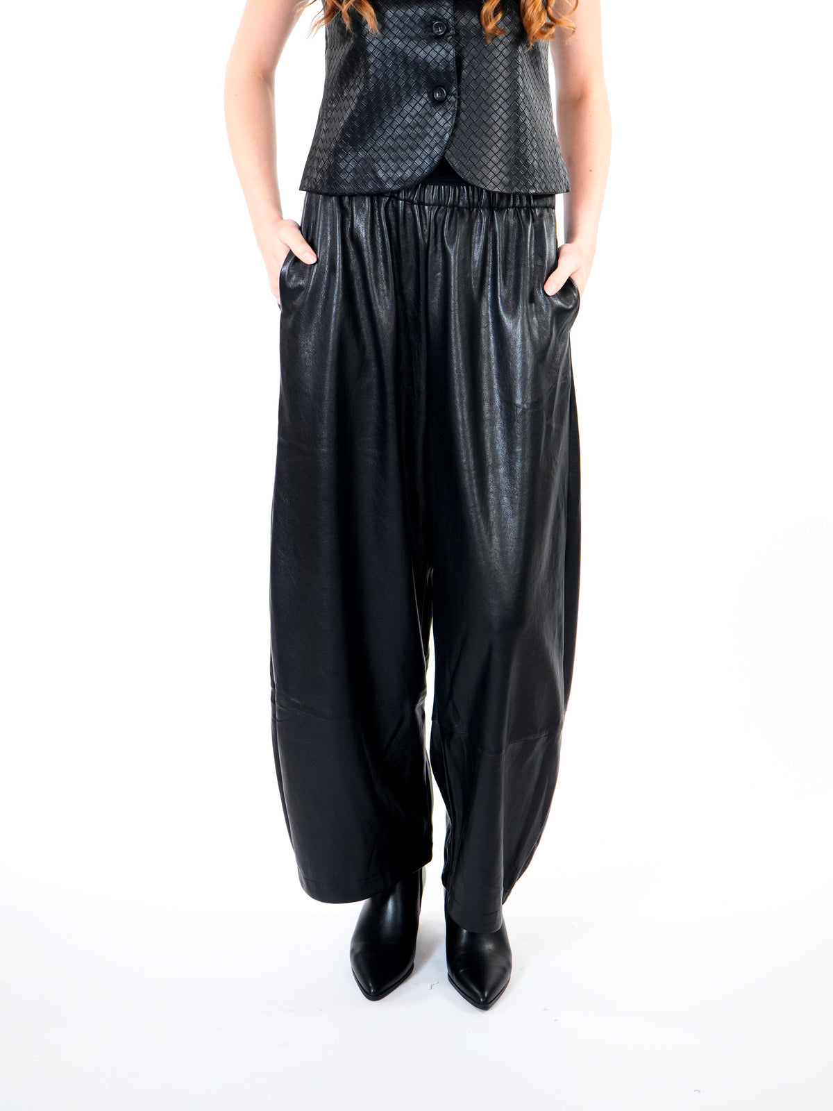 Pu Leather Trouser  Elora