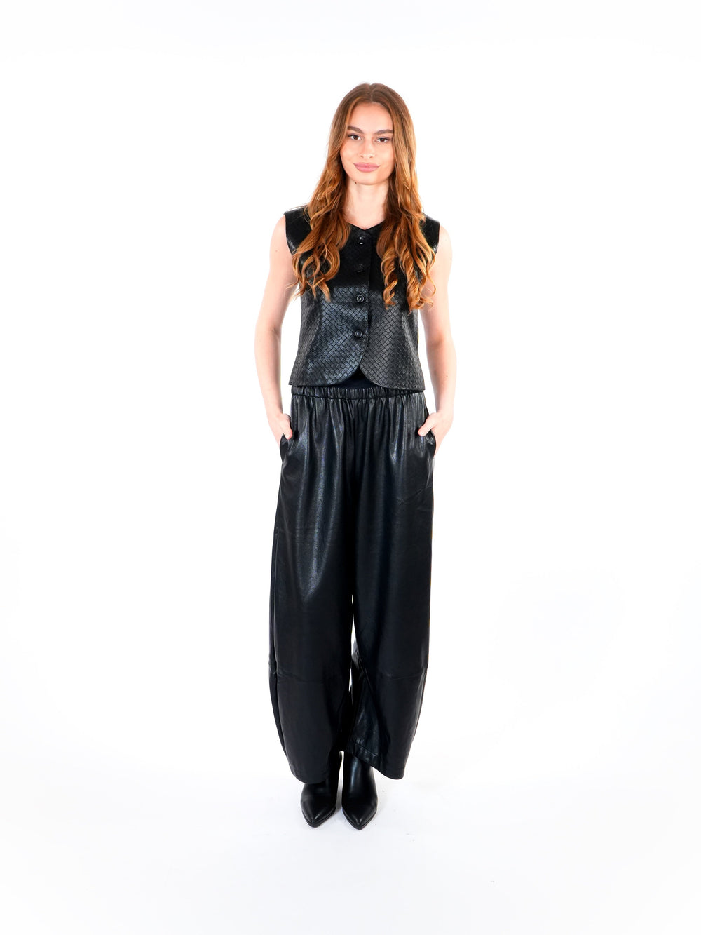 Pu Leather Trouser  Elora