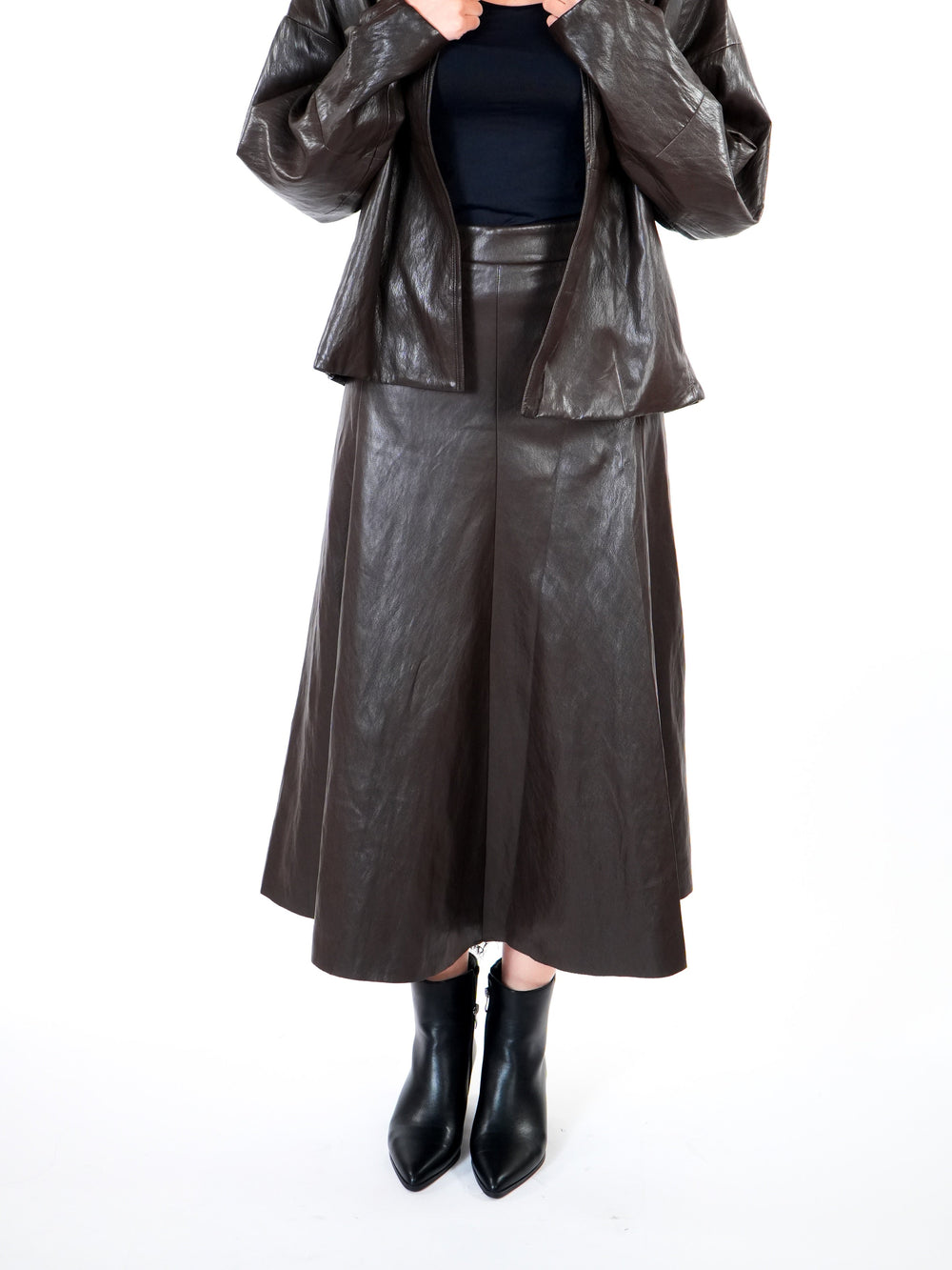 Pu Leather Skirt  Elora