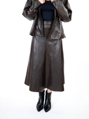 Pu Leather Skirt  Elora