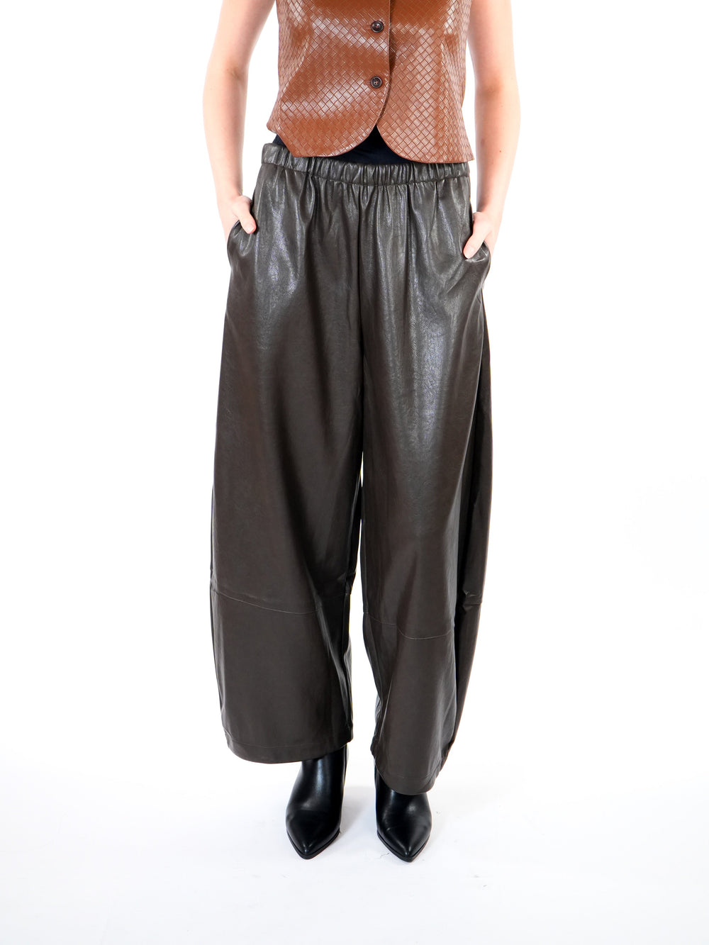 Pu Leather Trouser  Elora