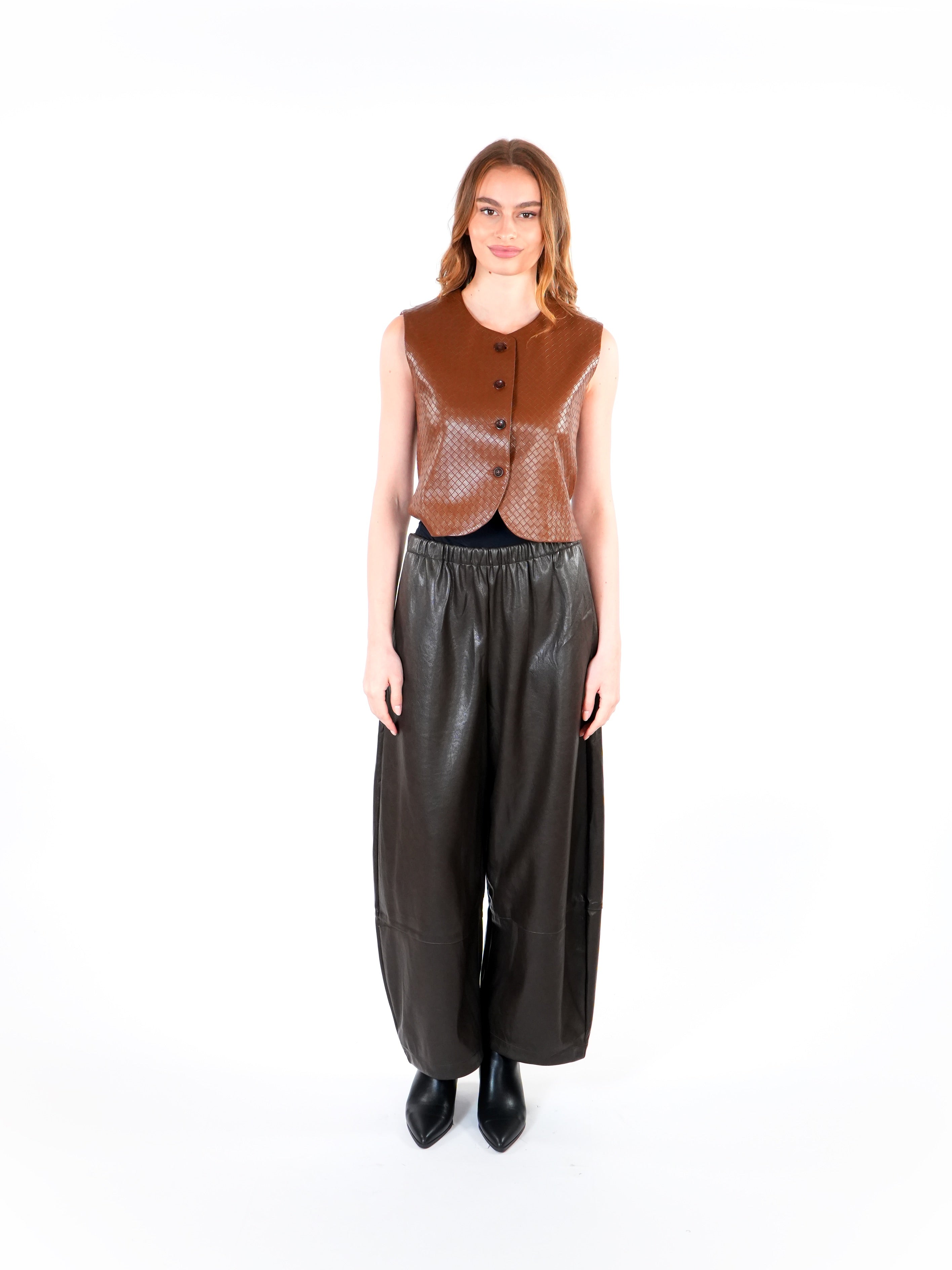 Pu Leather Trouser  Elora