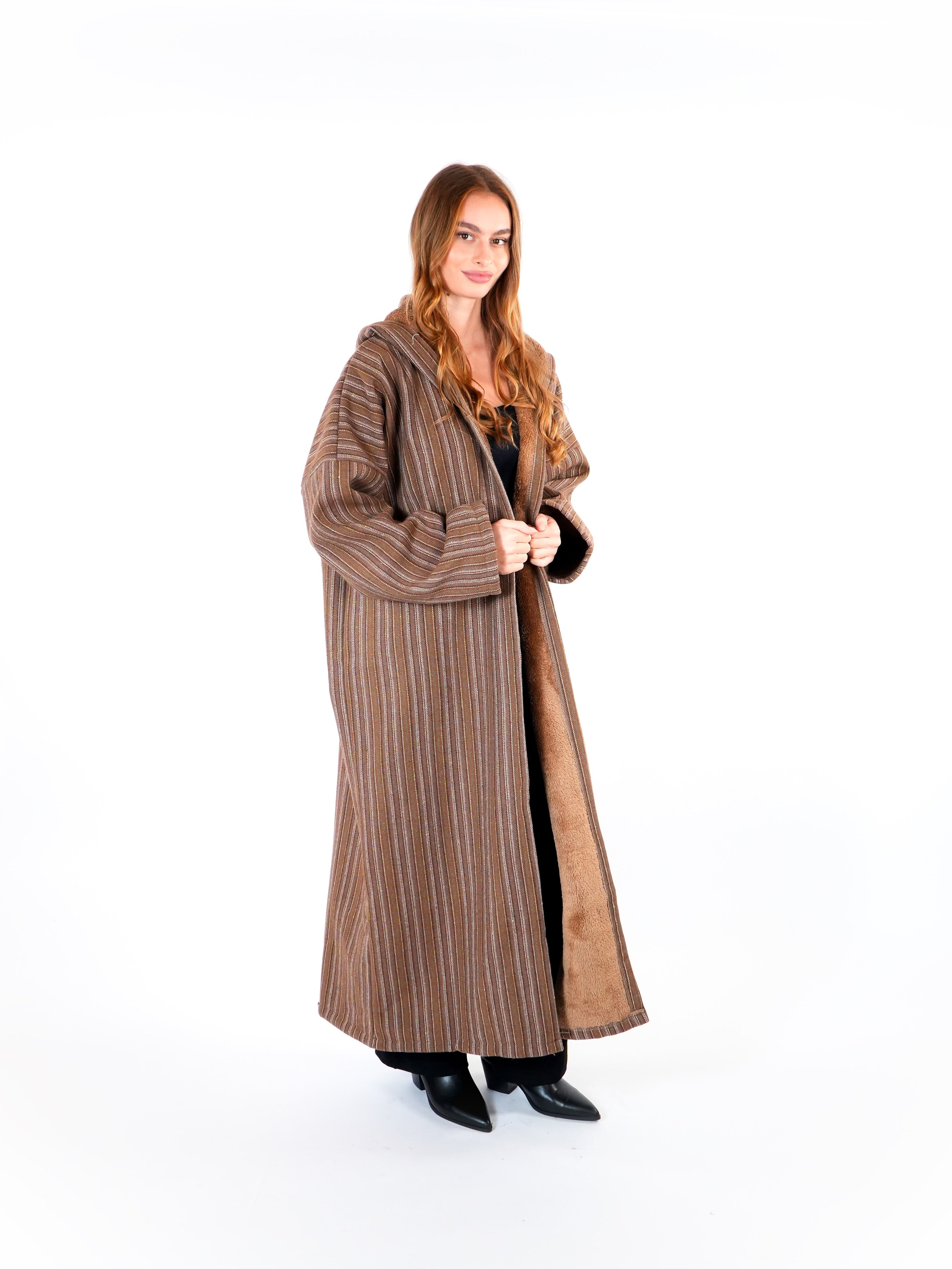 Long Hooded Coat  Elora