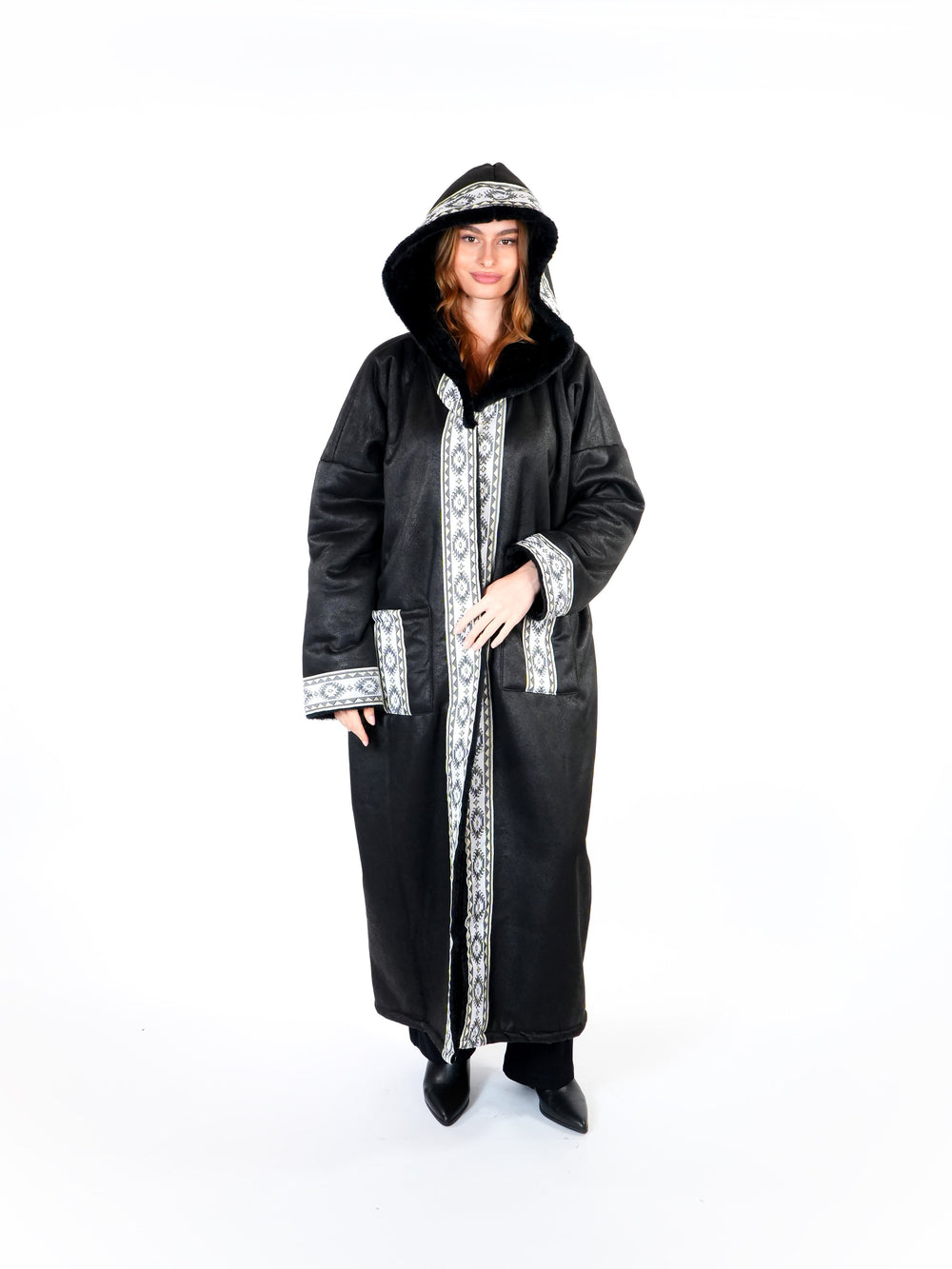 Long Hooded Coat  Elora