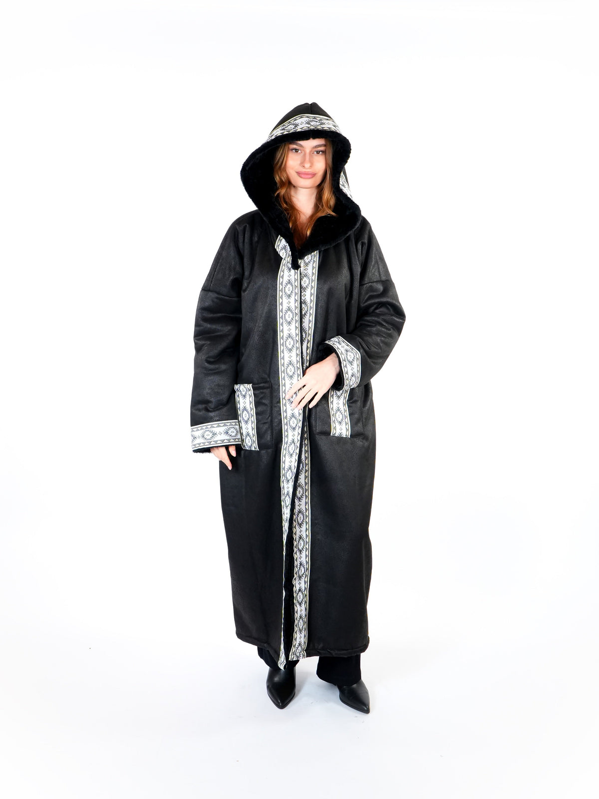 Long Hooded Coat  Elora