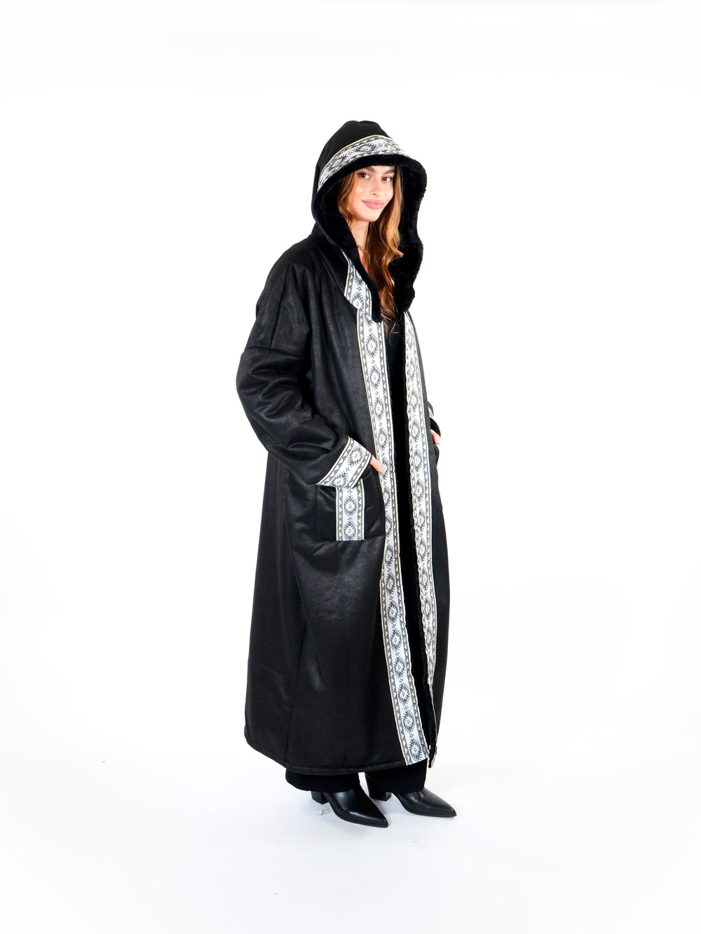 Long Hooded Coat  Elora