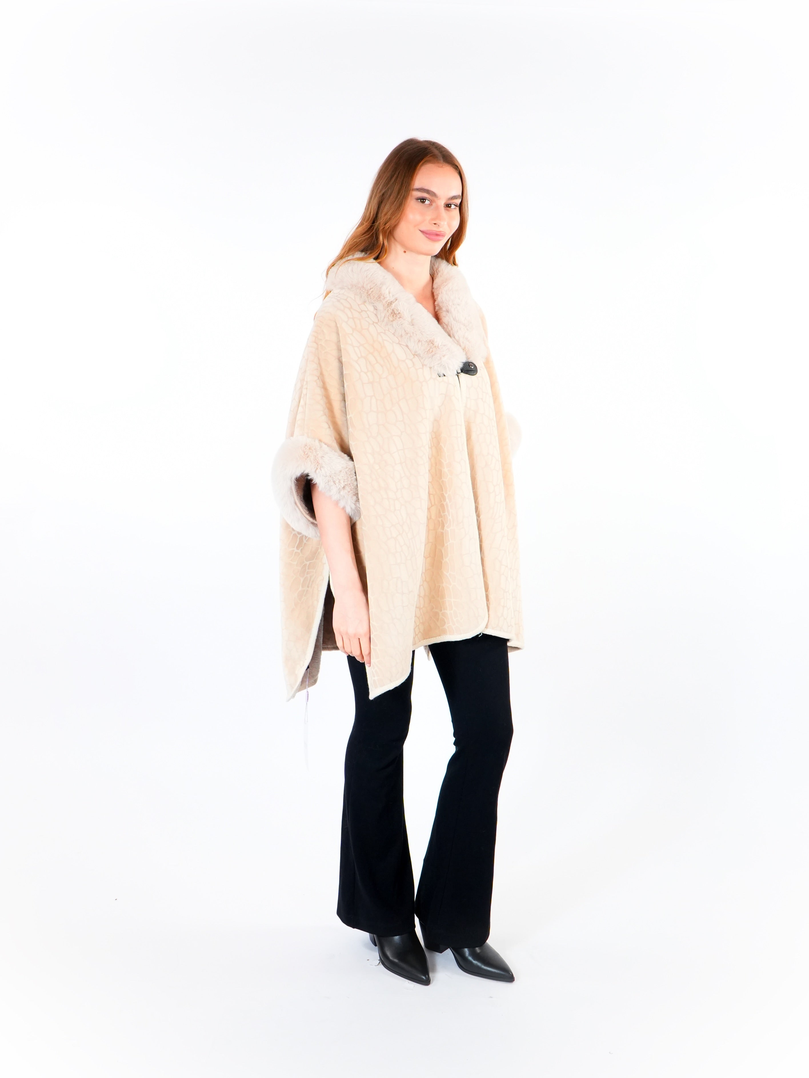 Fur Poncho  Elora