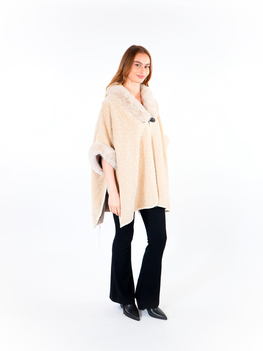 Fur Poncho  Elora