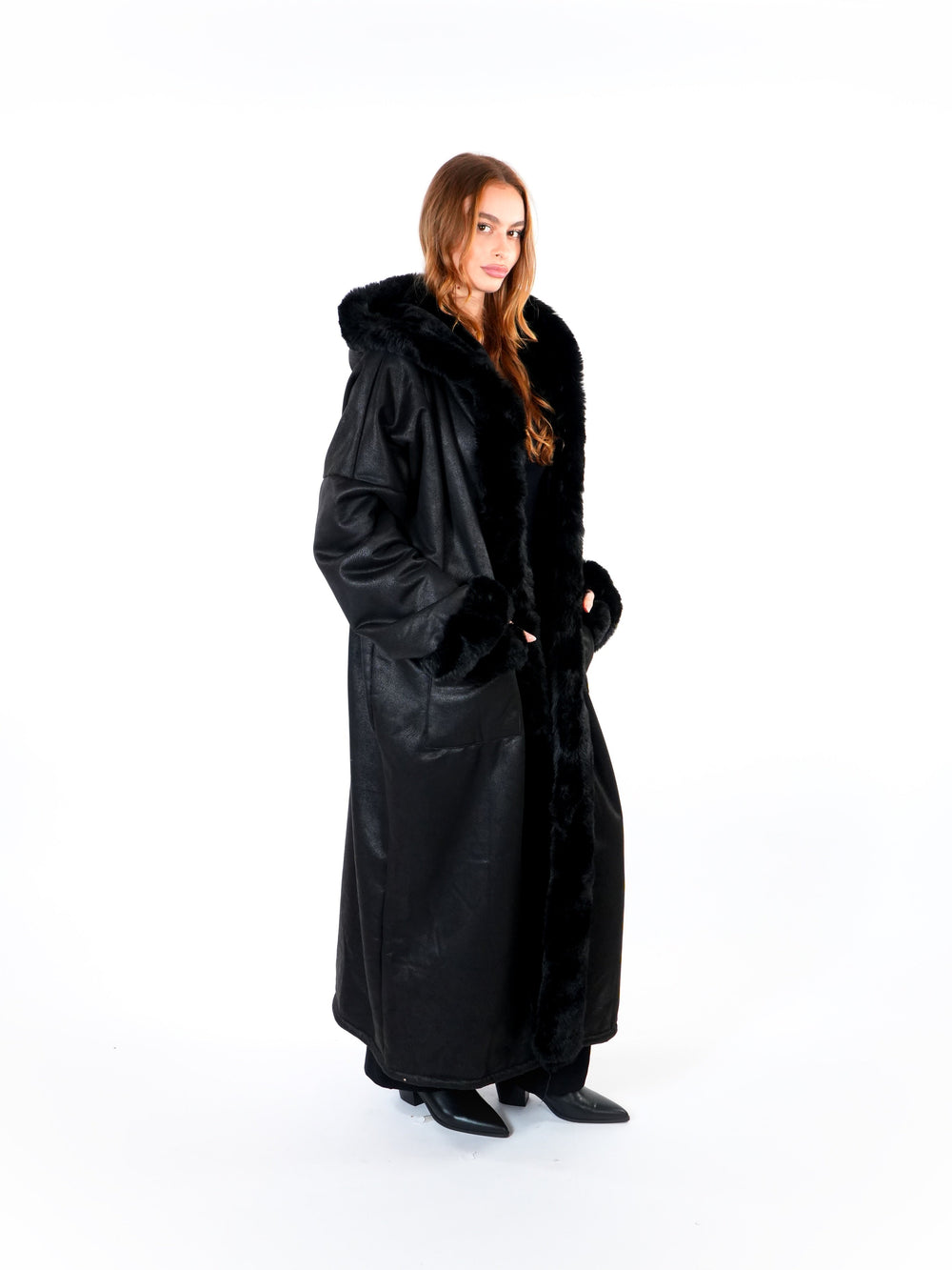 Long Hooded Coat  Elora