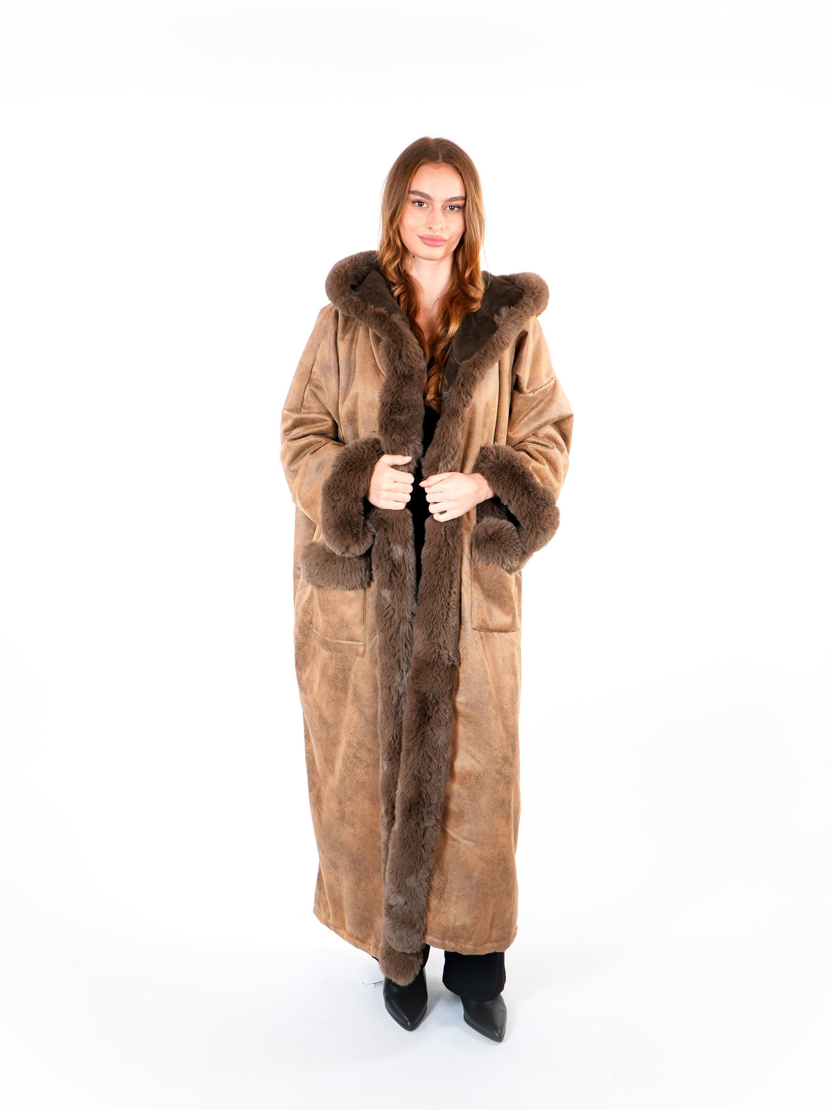 Long Hooded Coat  Elora