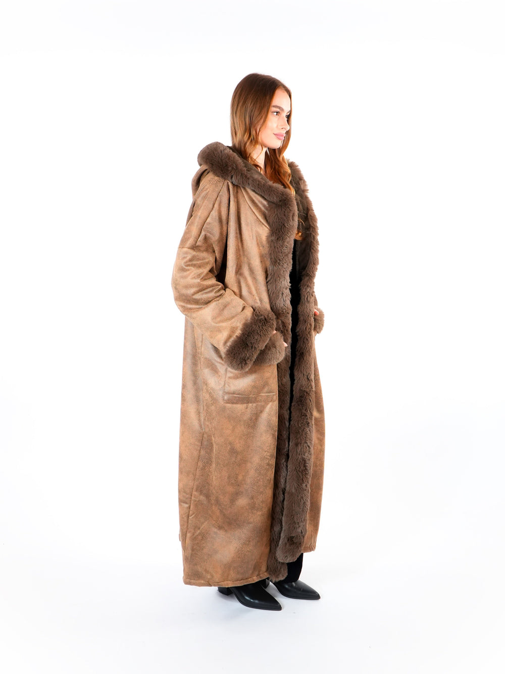 Long Hooded Coat  Elora