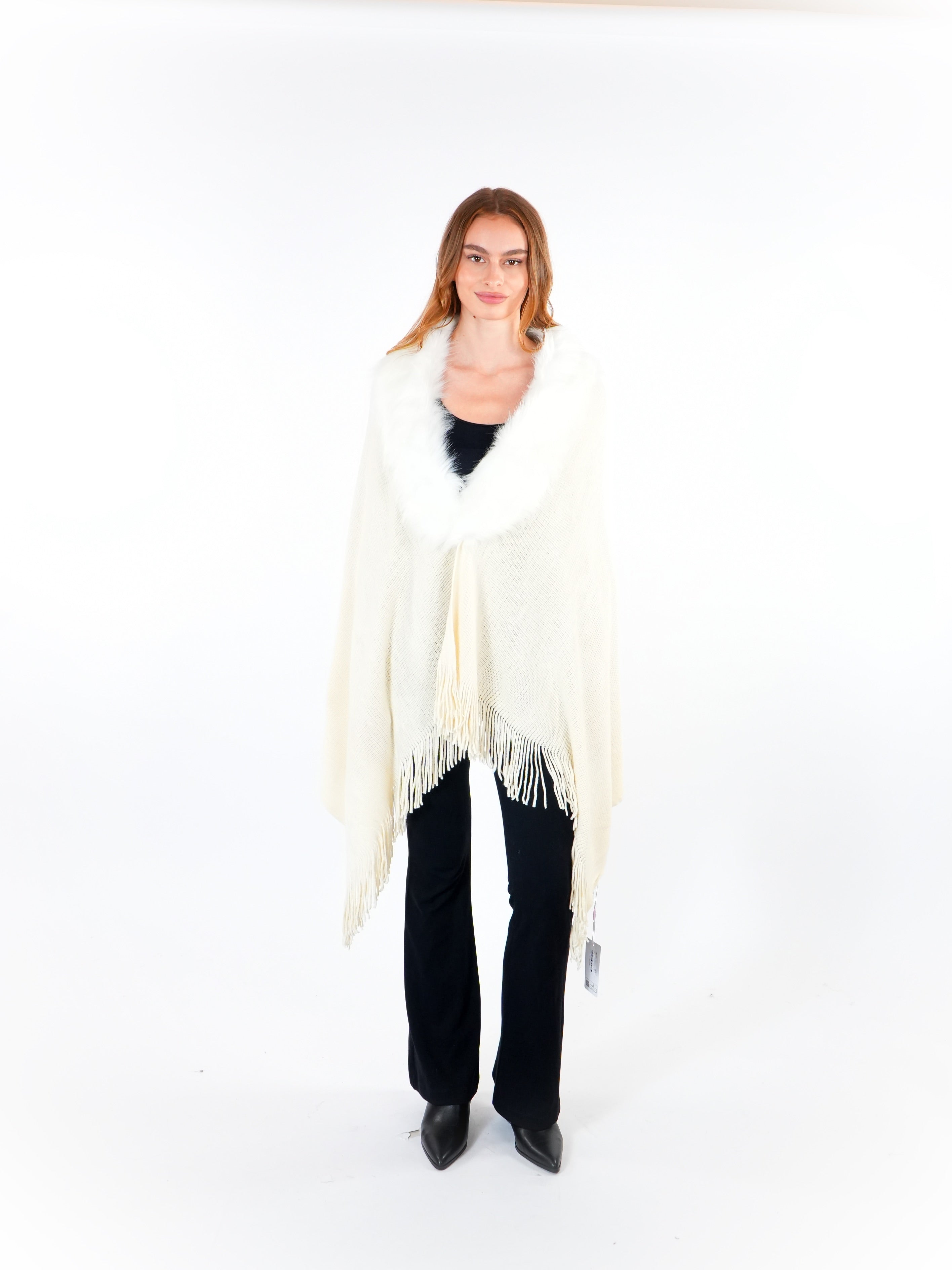 Fur Poncho  Elora
