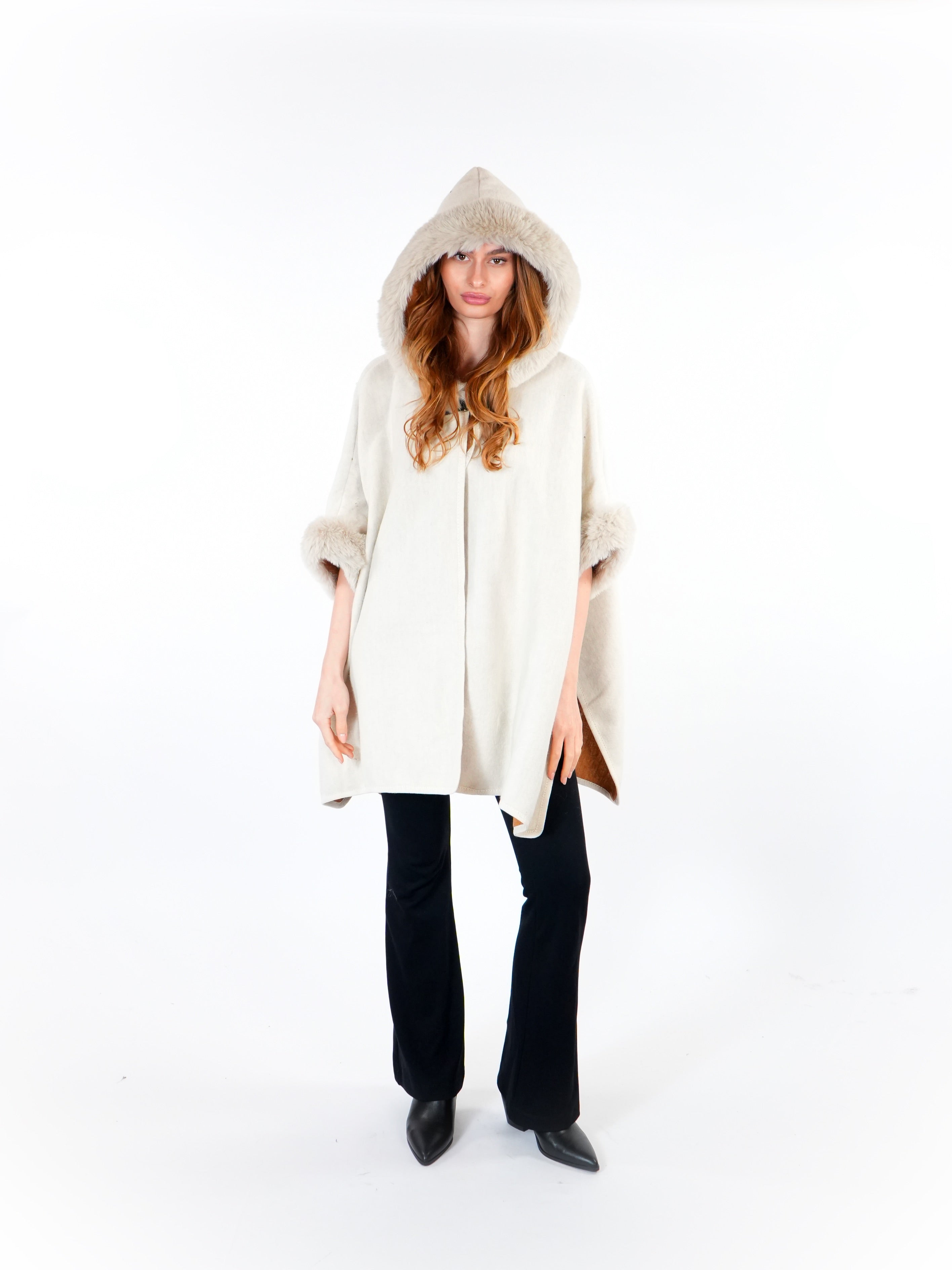 Fur Poncho  Elora