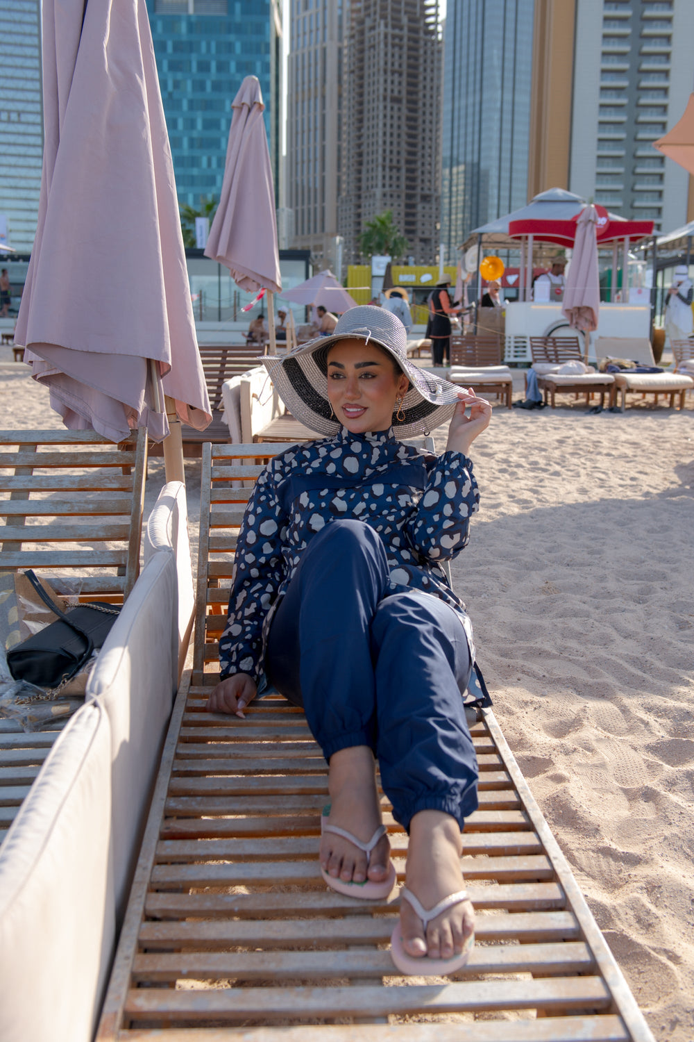 Rozamay Burkini Swimsuit-E017  Voile