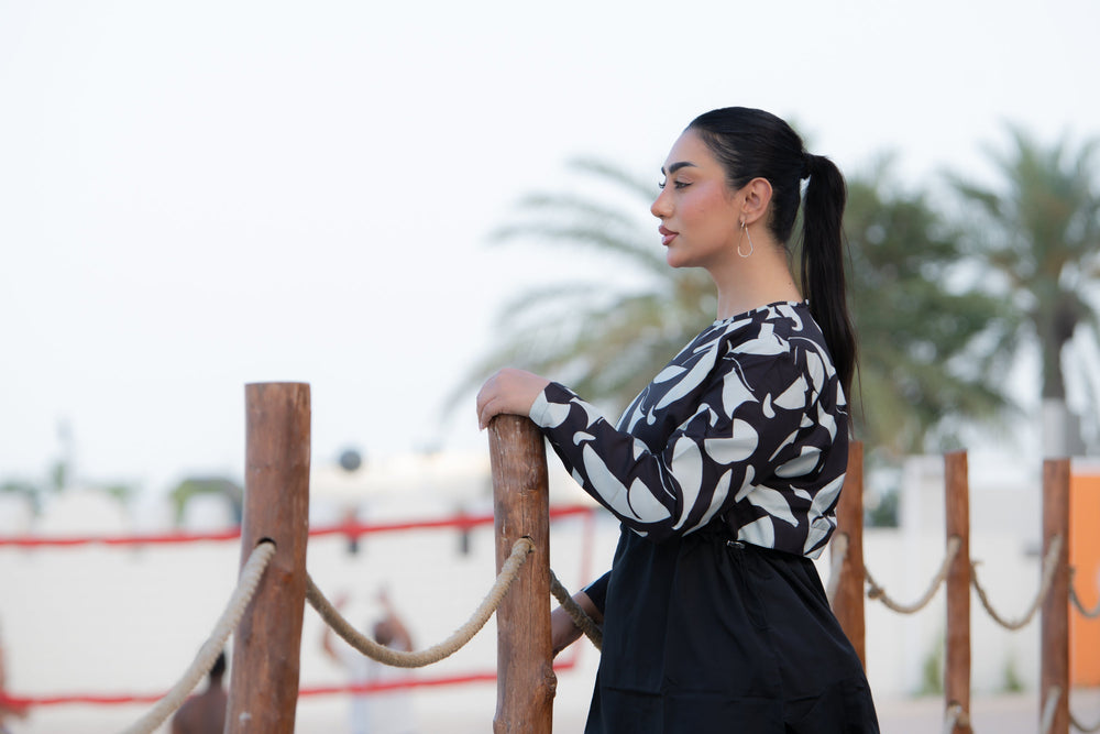 Rozamay Burkini Swimsuit-E016  Voile