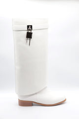 Flat high boot Voile Fashion