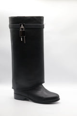 Flat high boot Voile Fashion