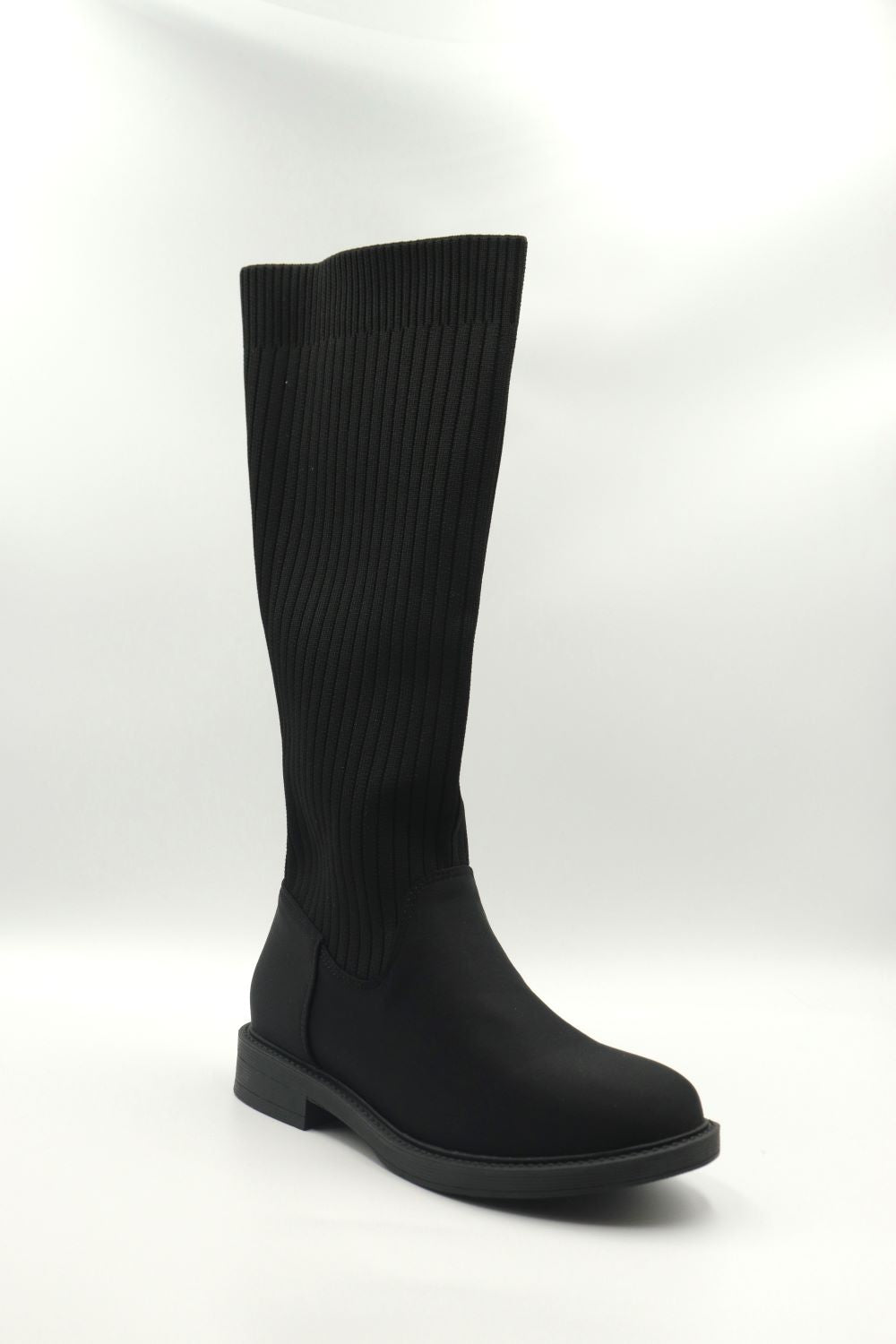 Flat high boot Voile Fashion