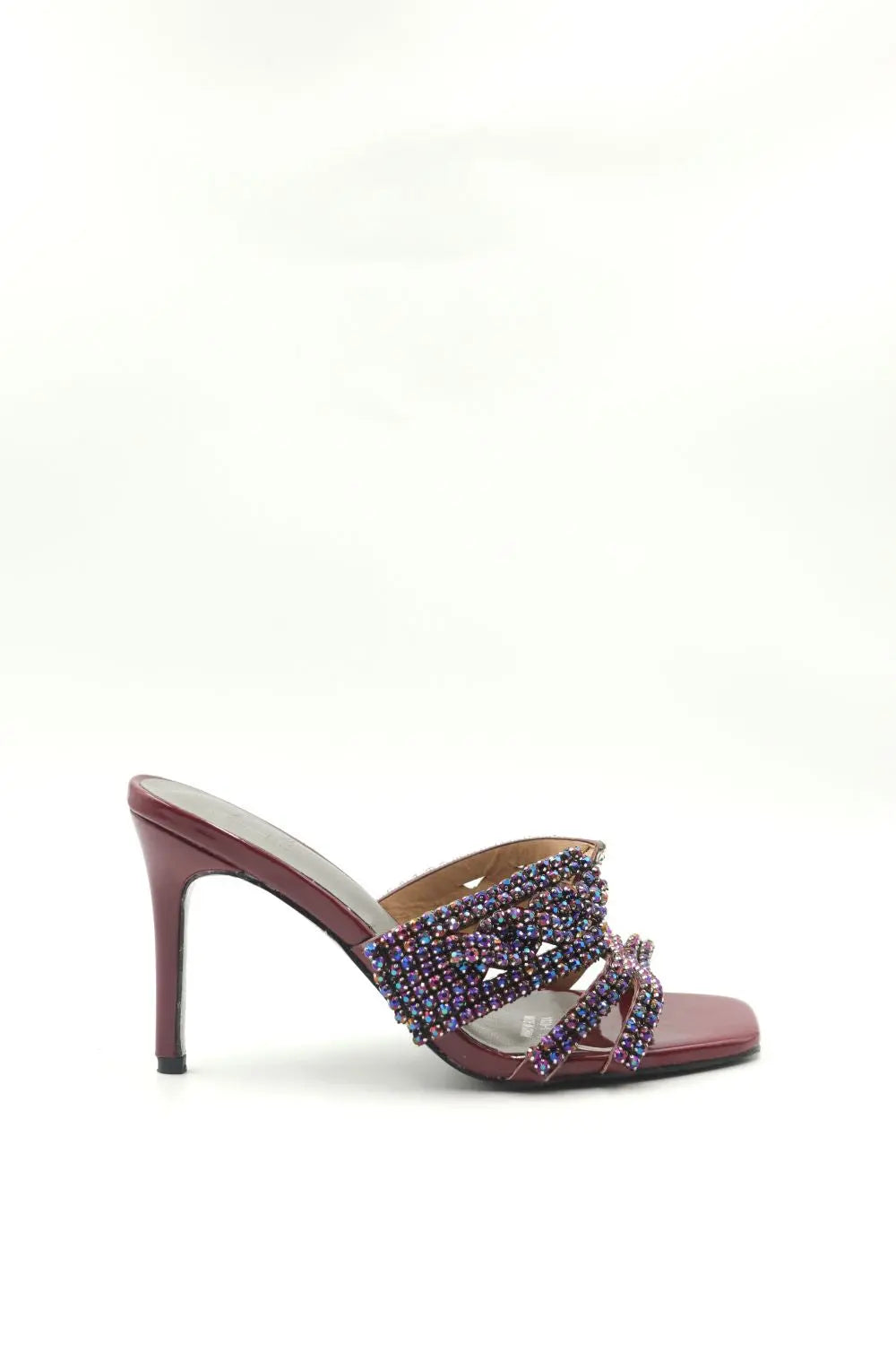 Heel Mule Sandal Voile Fashion