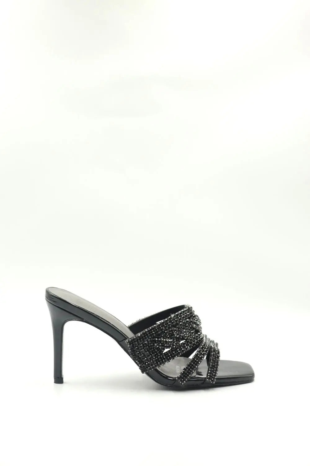 Heel Mule Sandal Voile Fashion