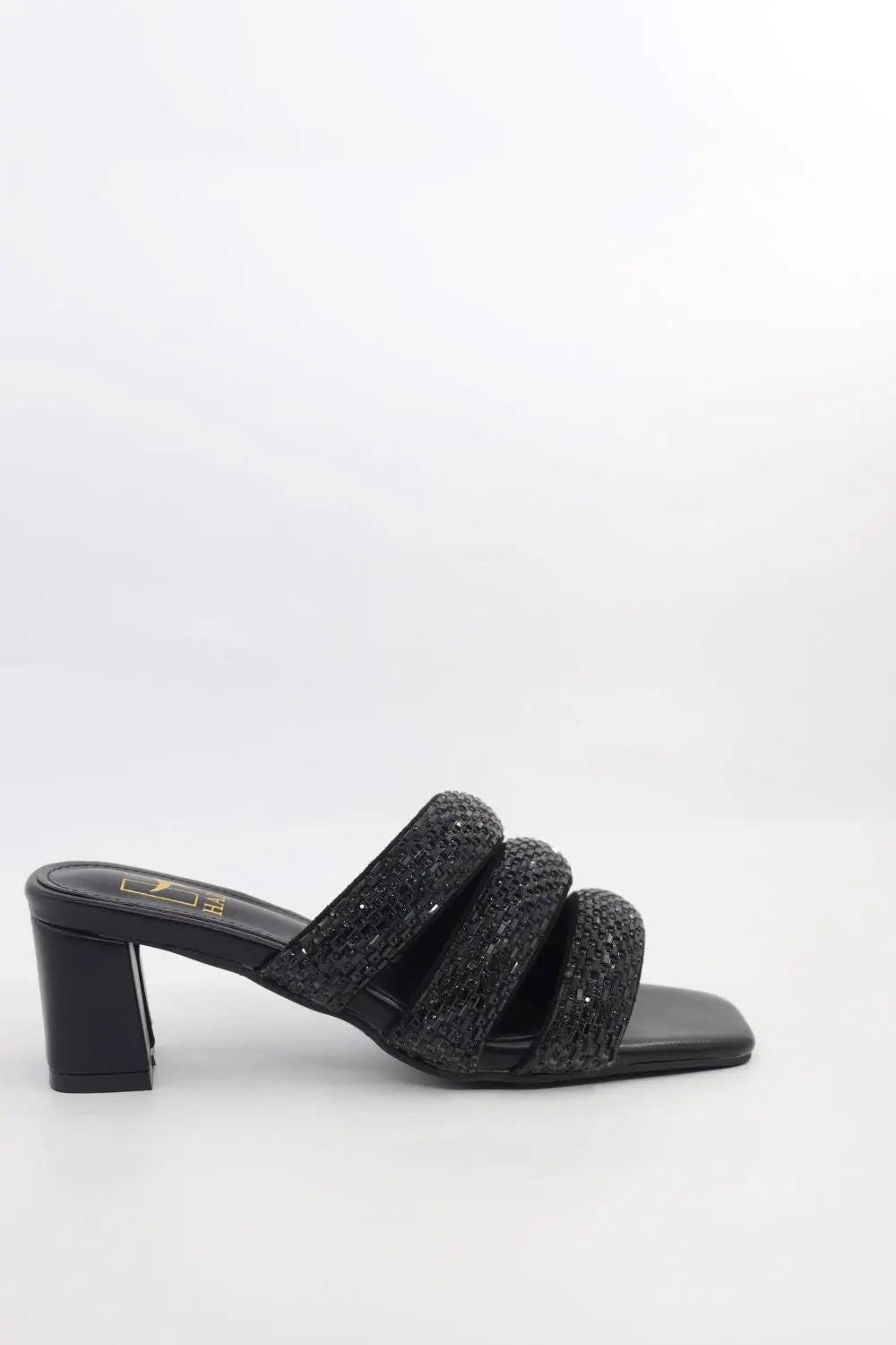 Heel Mule Voile Fashion