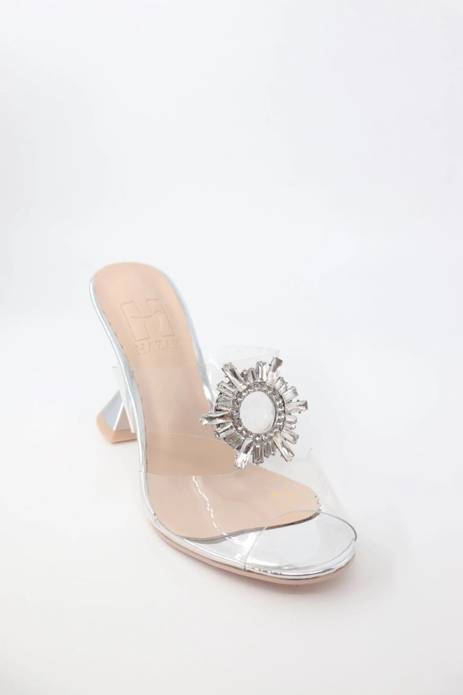 Heel Mule Voile Fashion